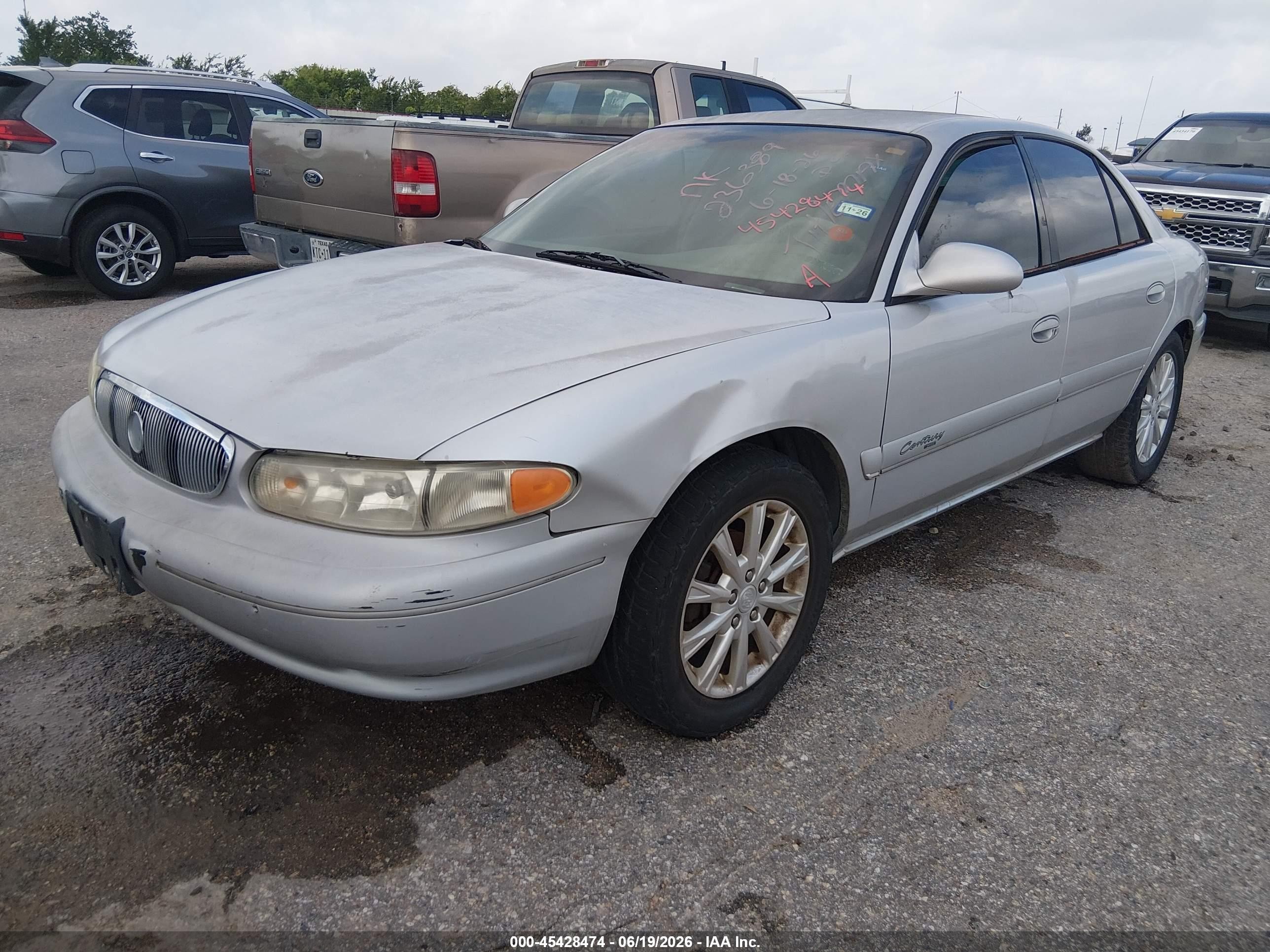 2000 Buick Century Limited Silver vin: 2G4WY55J8Y1236389