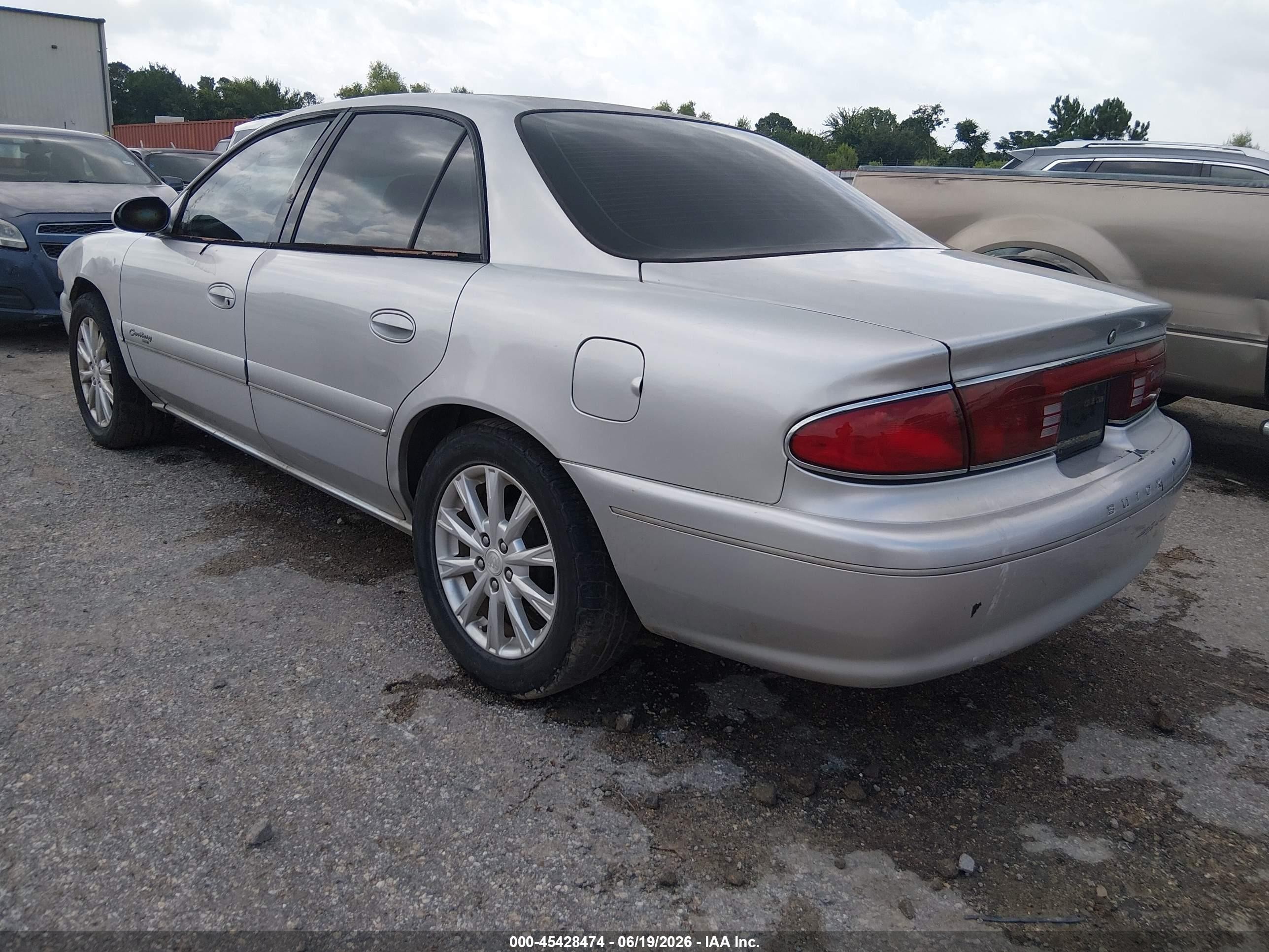 2000 Buick Century Limited Silver vin: 2G4WY55J8Y1236389