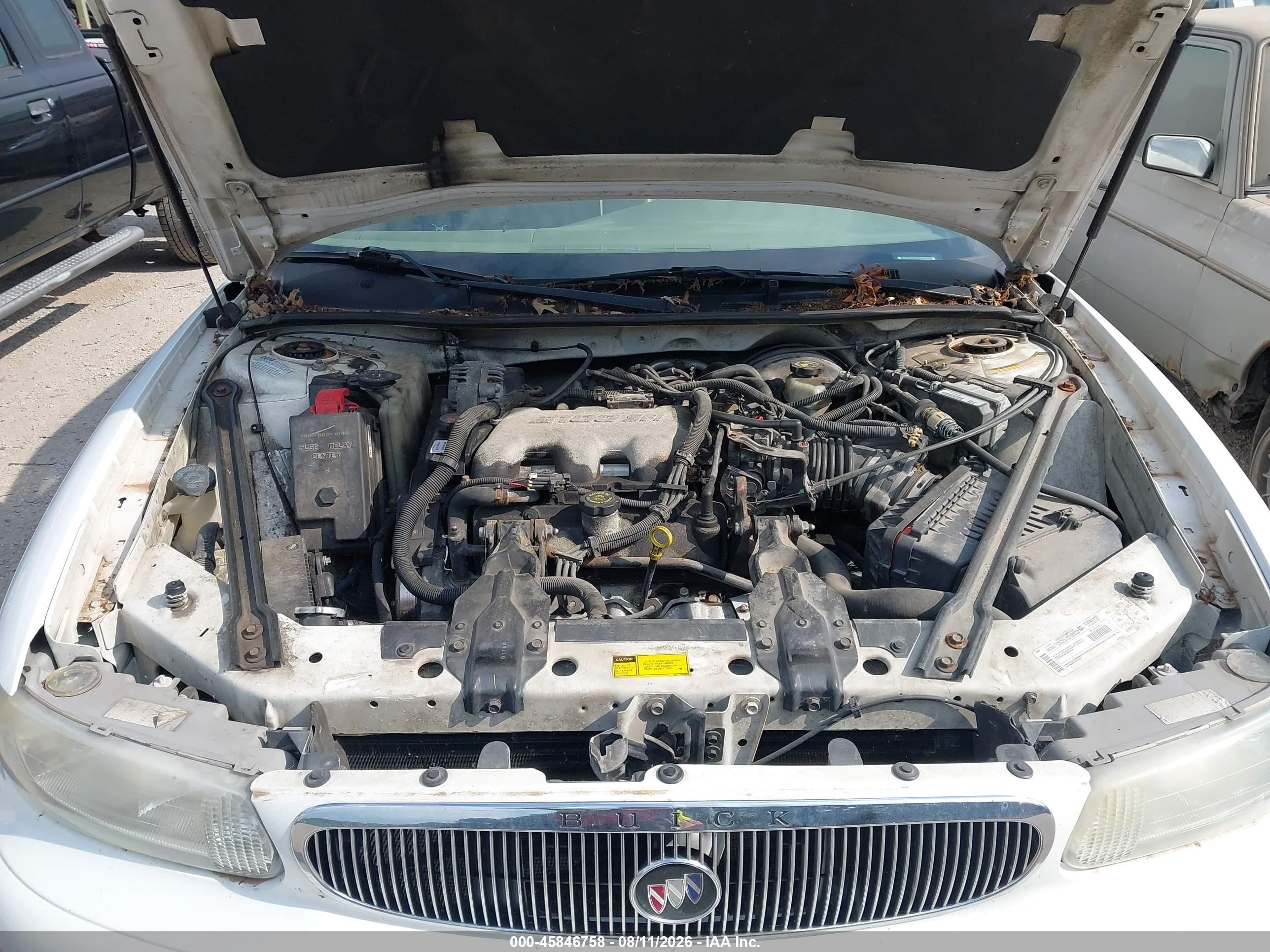 2000 Buick Century Limited White vin: 2G4WY55J8Y1253600