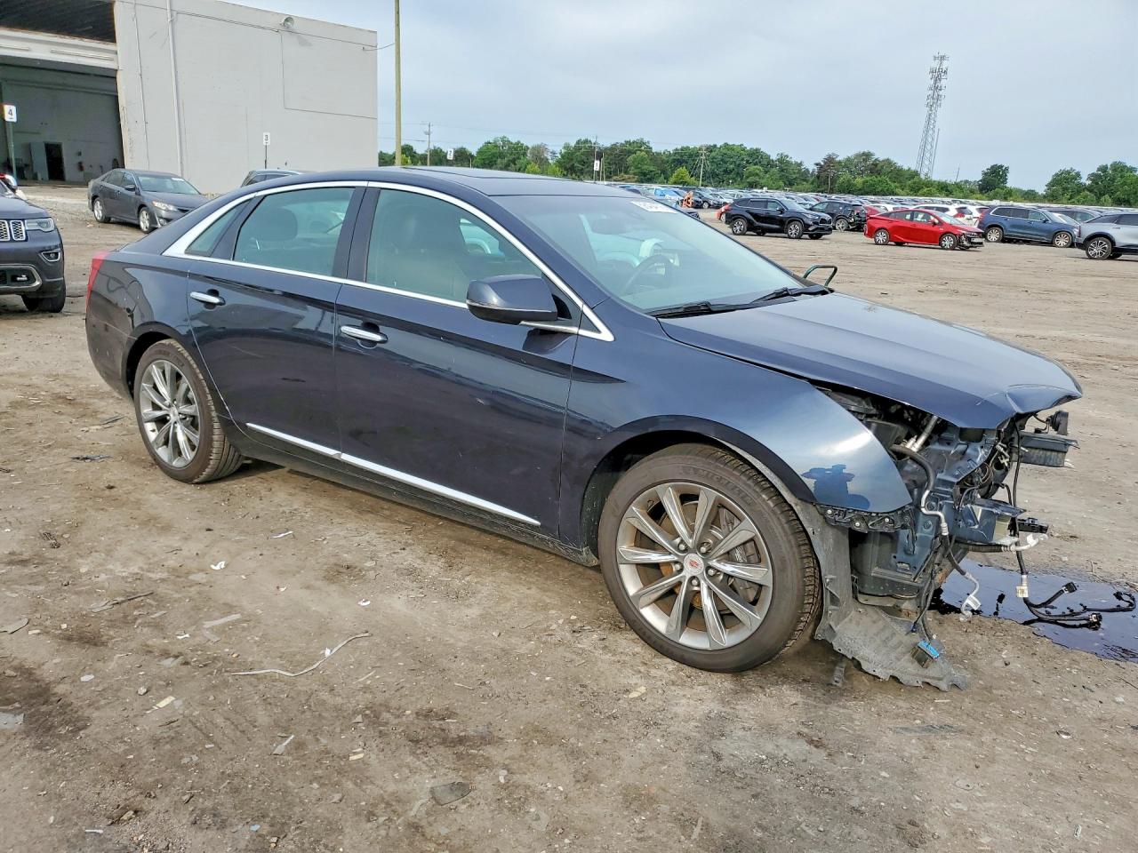 2014 Cadillac Xts Blue vin: 2G61L5S30E9172903