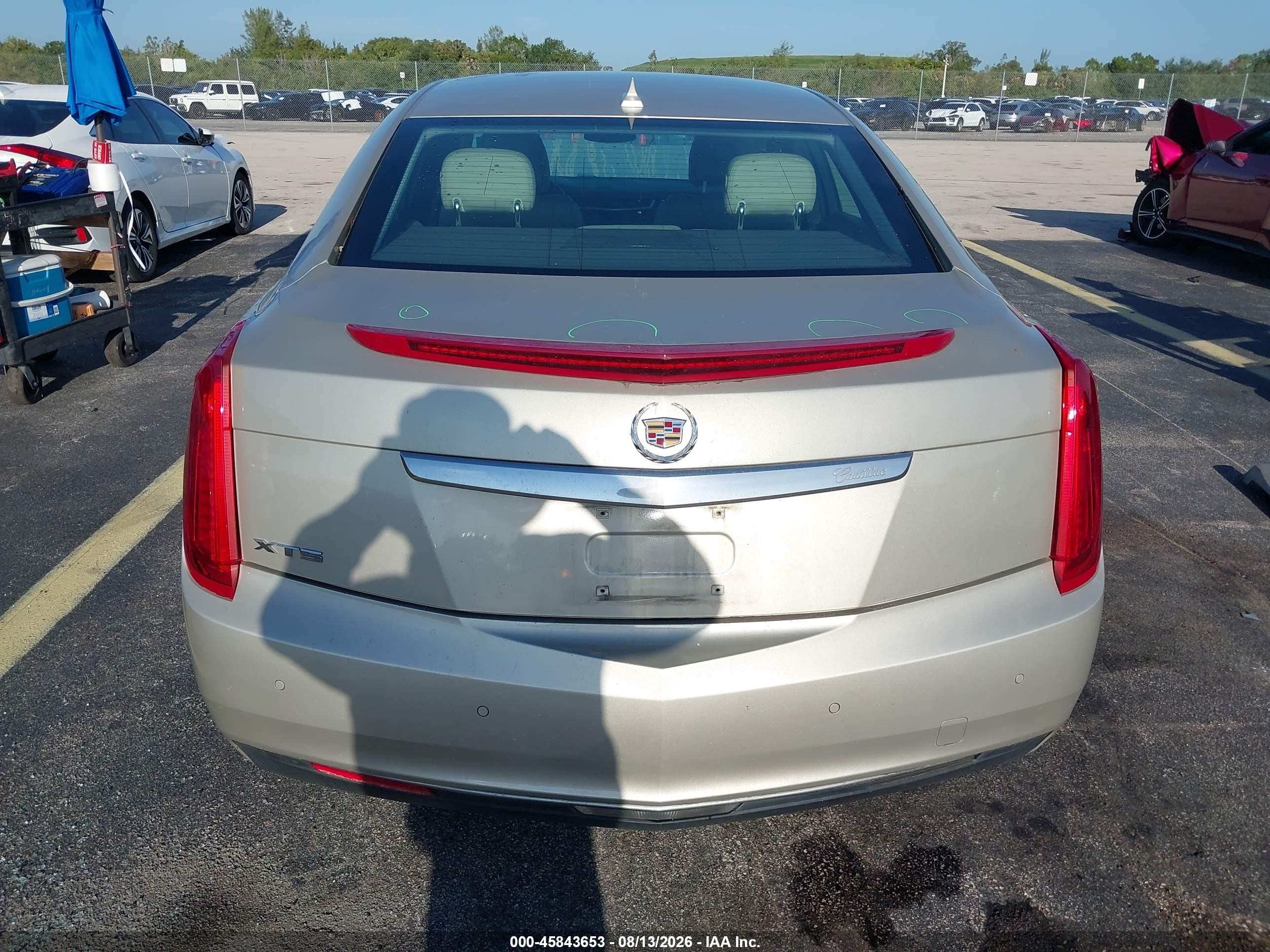 2014 Cadillac Xts Standard Золотой vin: 2G61L5S30E9256994