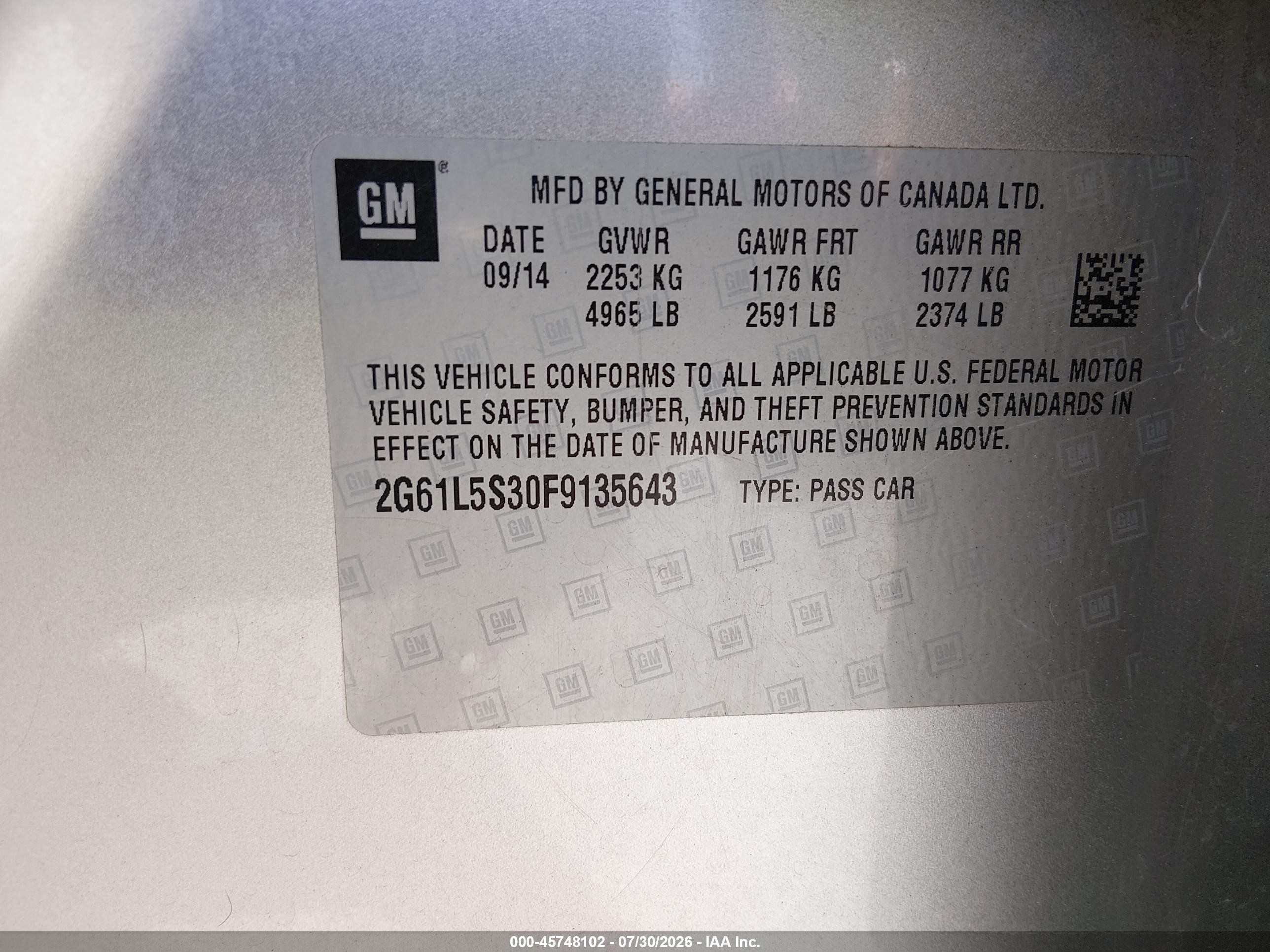 2015 Cadillac Xts Standard Серебряный vin: 2G61L5S30F9135643
