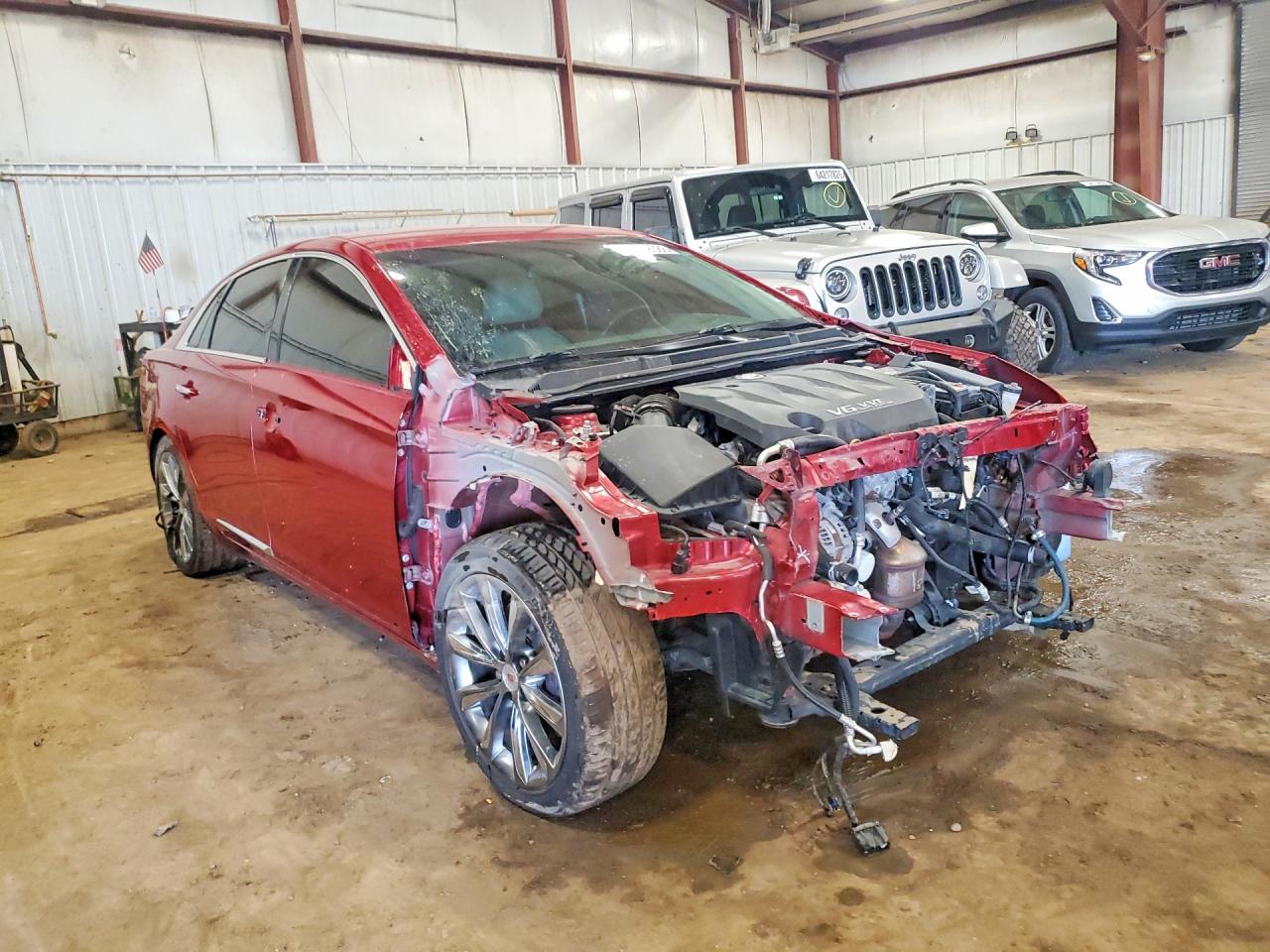 2014 Cadillac Xts Burgundy vin: 2G61L5S33E9317495