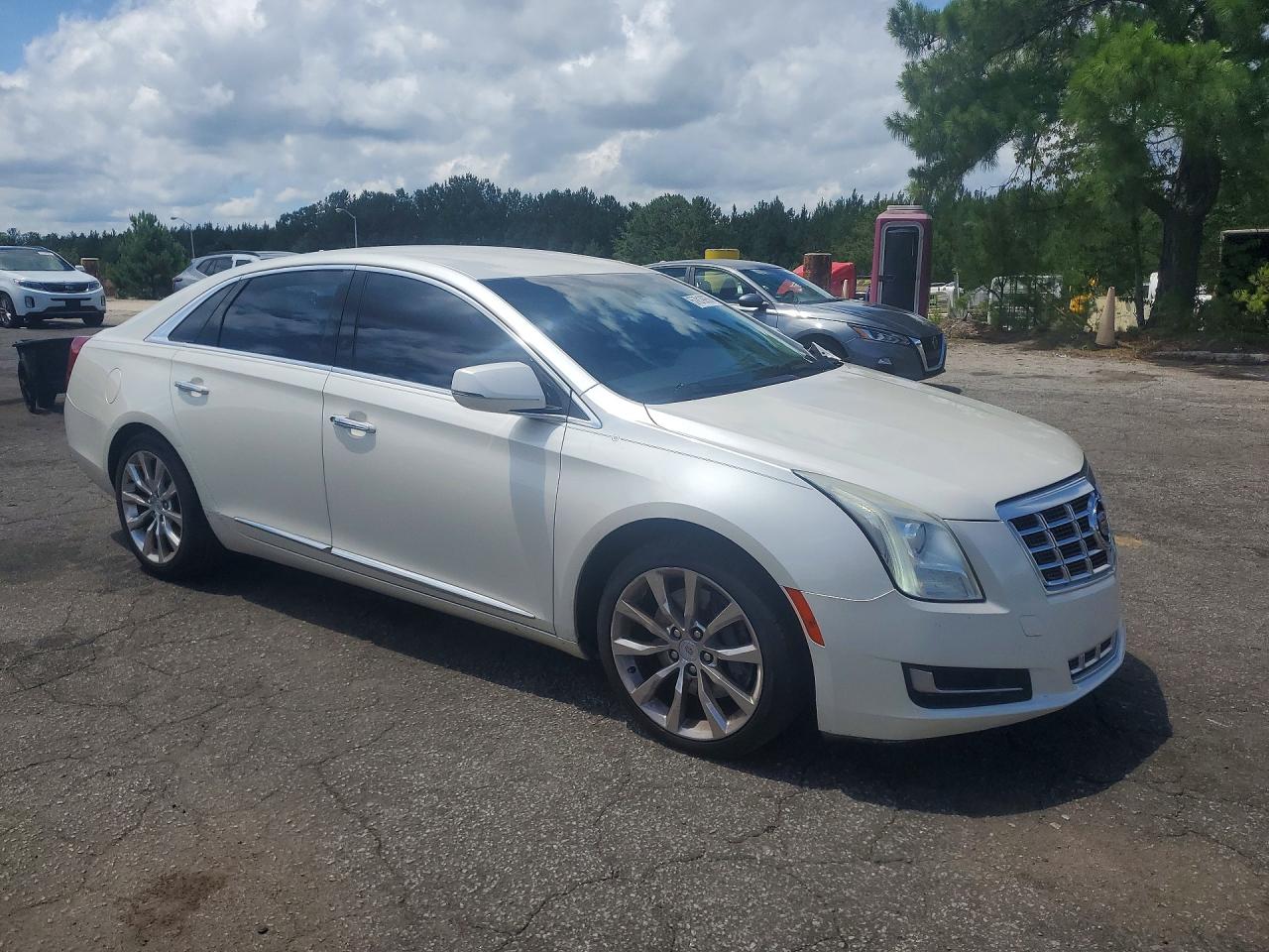 2014 Cadillac Xts White vin: 2G61L5S38E9296241