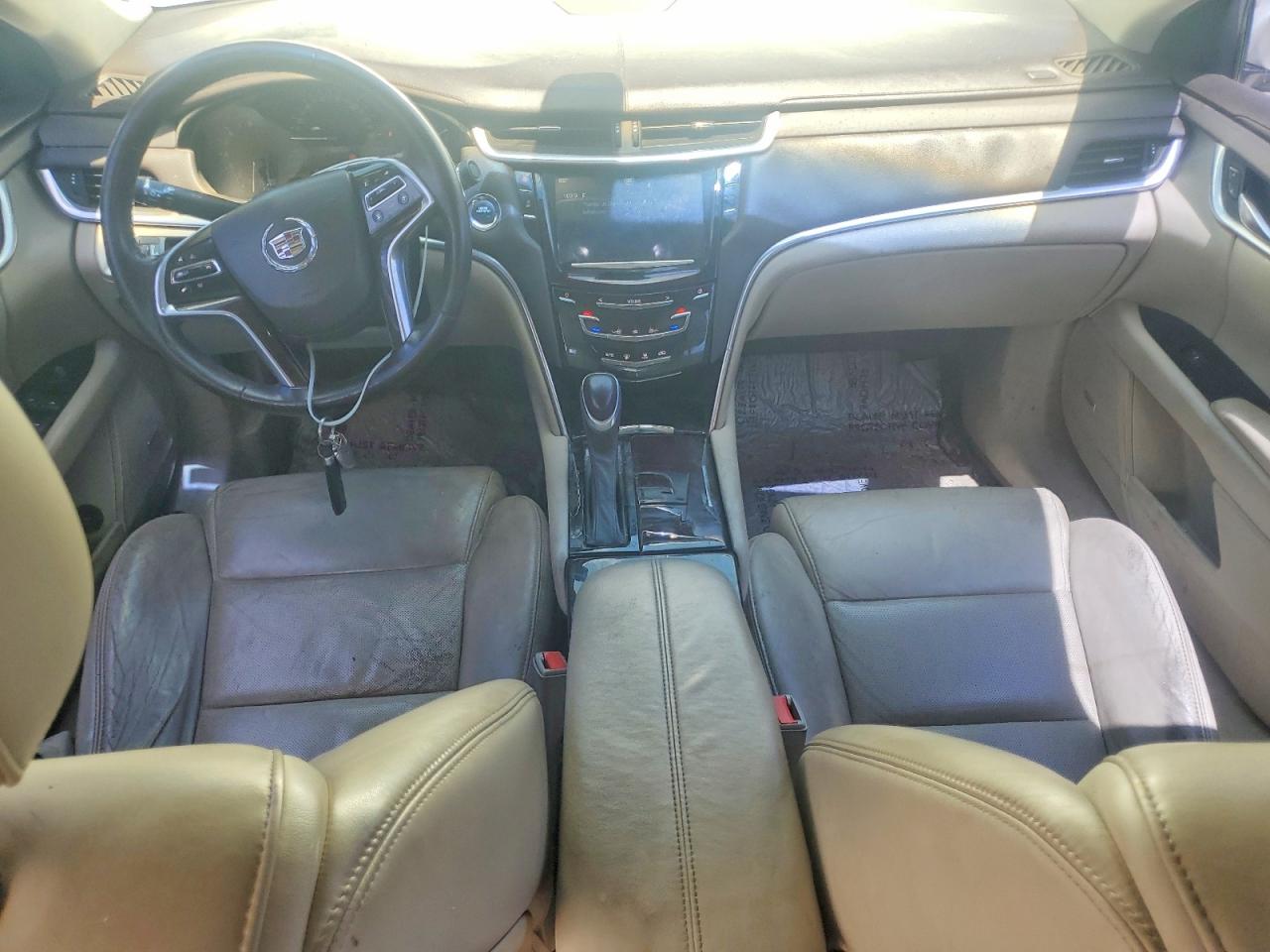 2014 Cadillac Xts White vin: 2G61L5S38E9296241