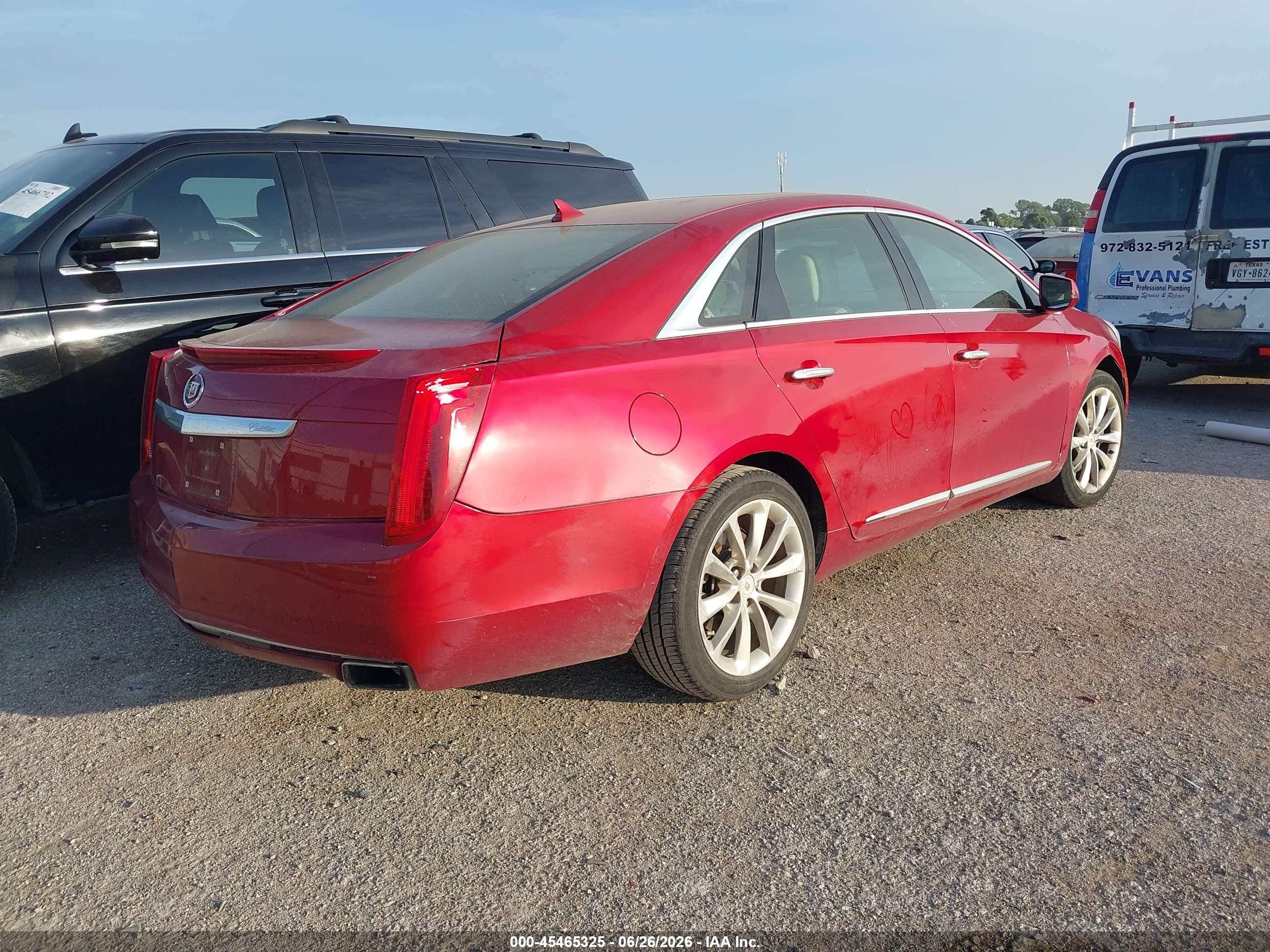 2014 Cadillac Xts Luxury Red vin: 2G61M5S31E9210197