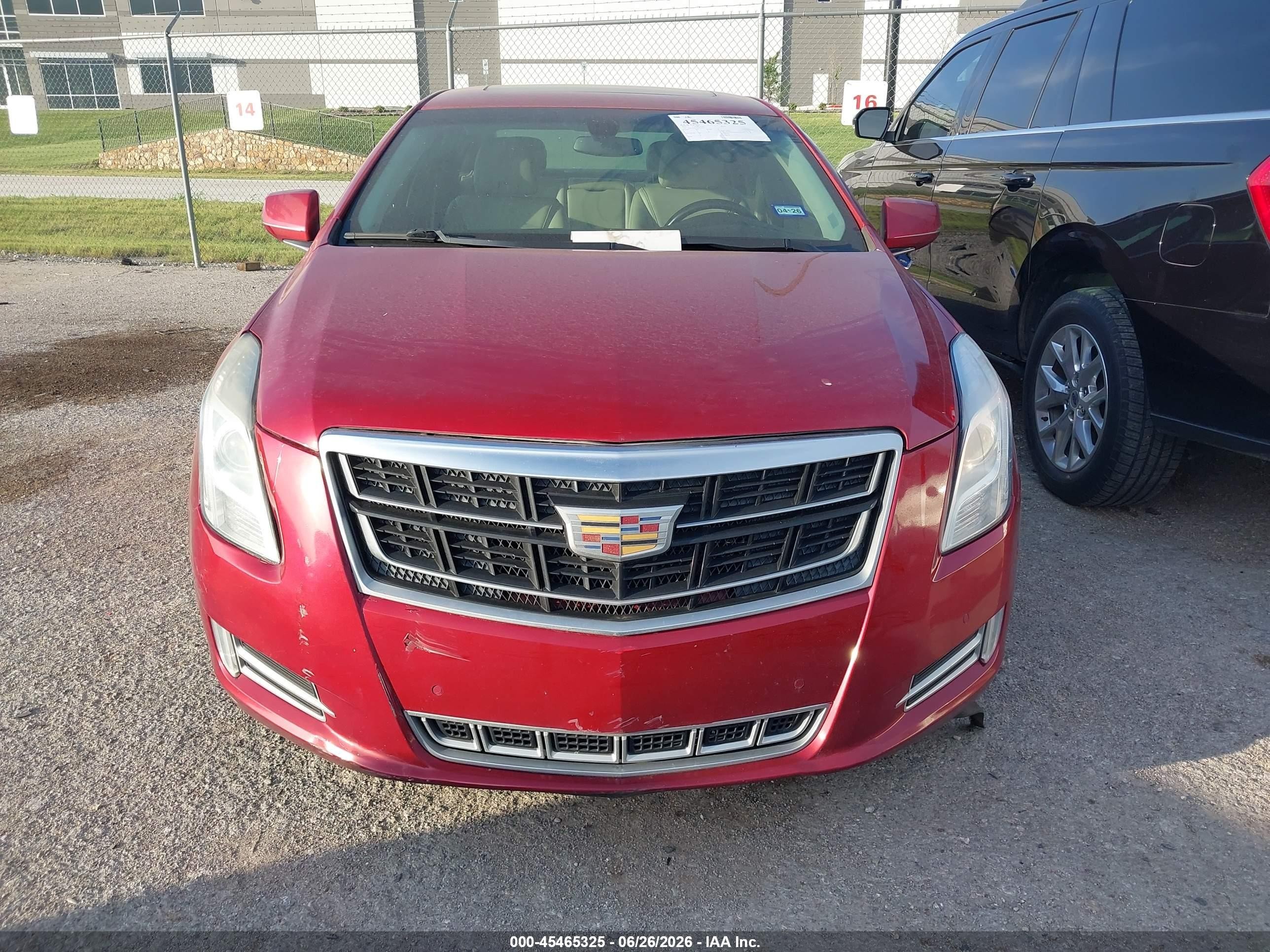 2014 Cadillac Xts Luxury Red vin: 2G61M5S31E9210197