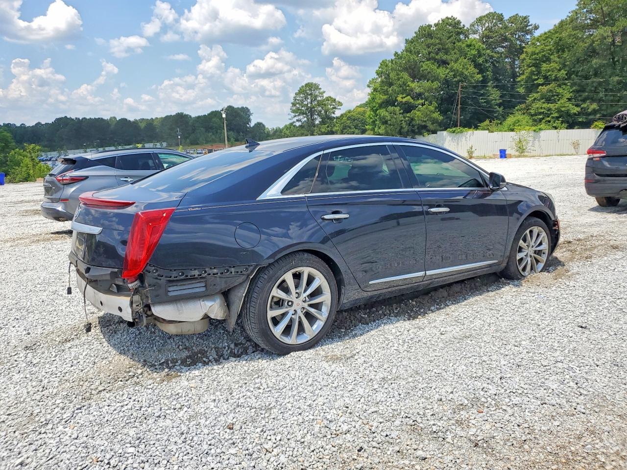 2014 Cadillac Xts Luxury Collection Blue vin: 2G61M5S31E9237383