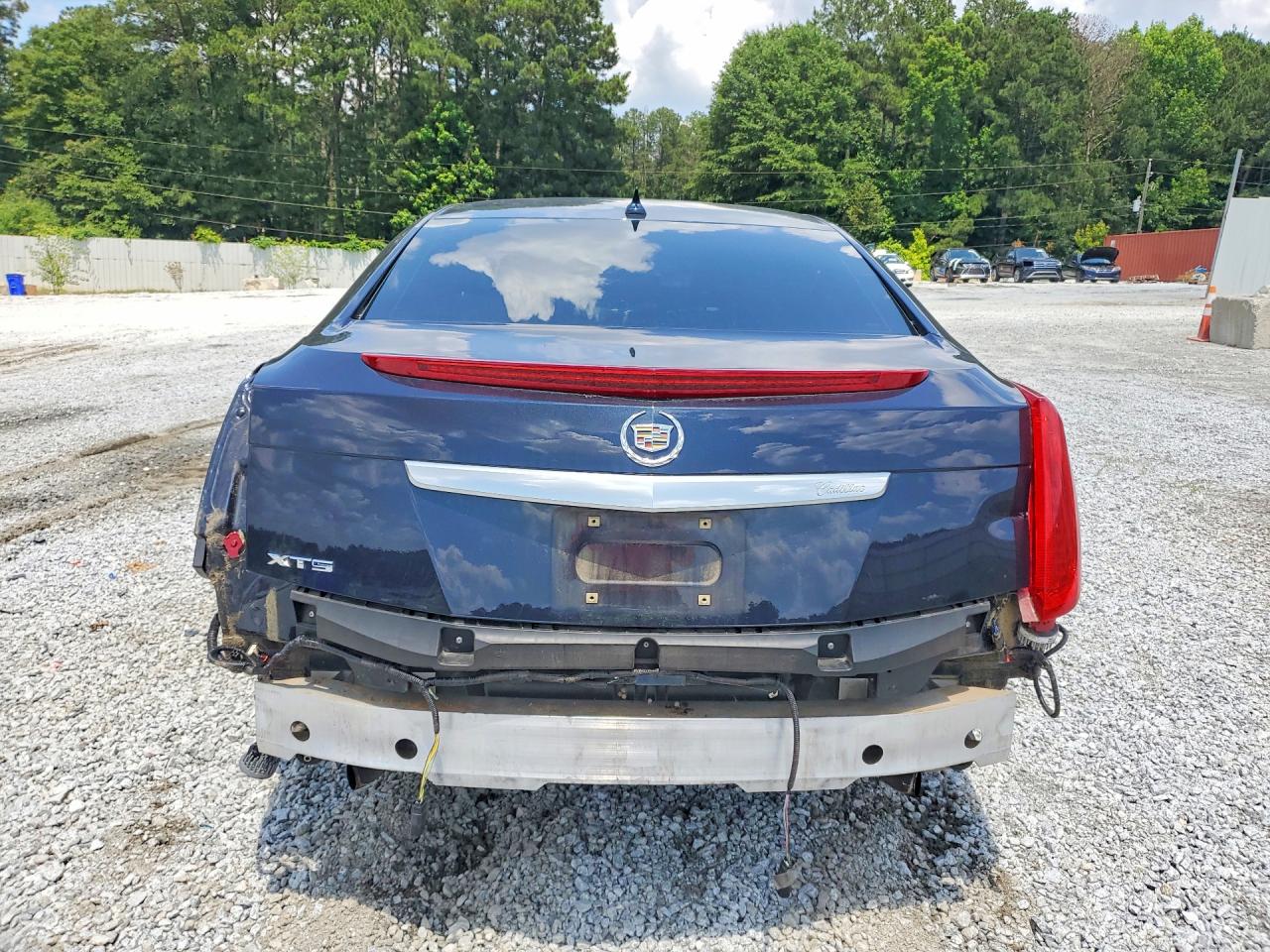 2014 Cadillac Xts Luxury Collection Blue vin: 2G61M5S31E9237383