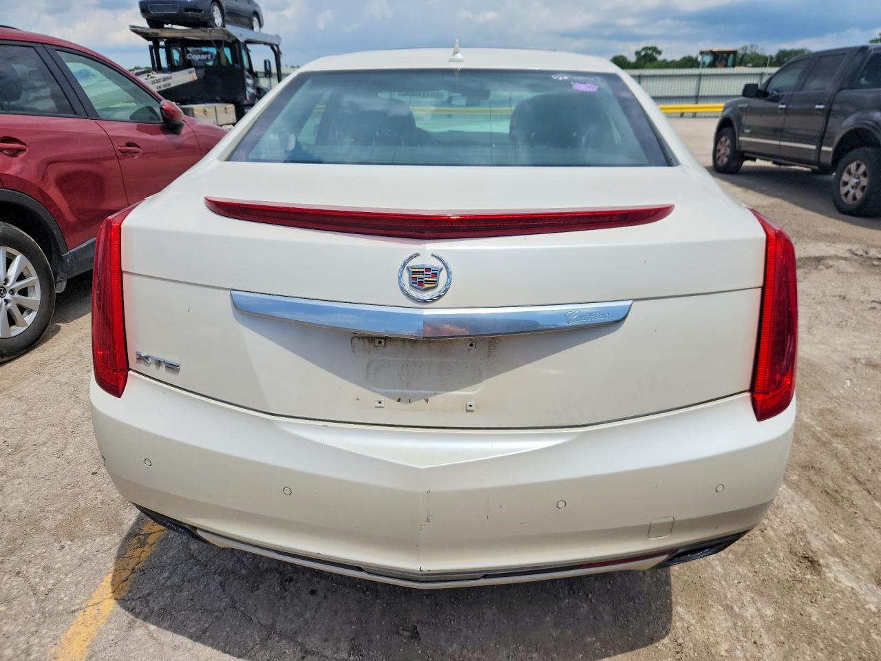2014 Cadillac Xts Luxury Collection White vin: 2G61M5S31E9304516