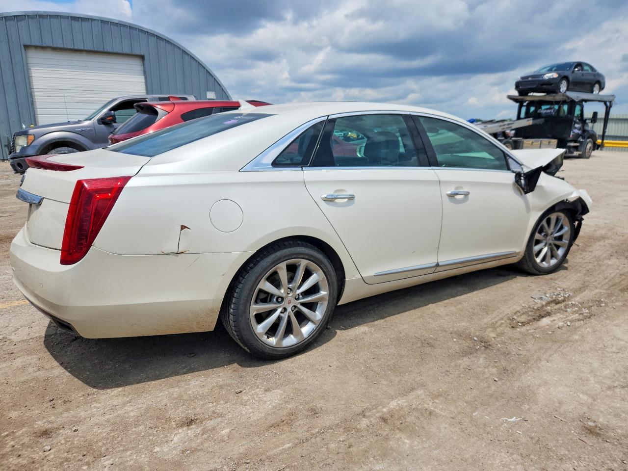 2014 Cadillac Xts Luxury Collection White vin: 2G61M5S31E9304516