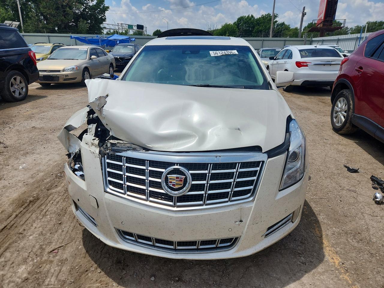 2014 Cadillac Xts Luxury Collection White vin: 2G61M5S31E9304516