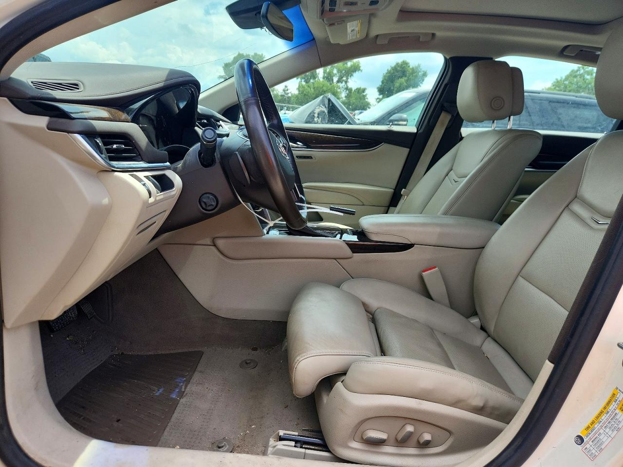 2014 Cadillac Xts Luxury Collection White vin: 2G61M5S31E9304516