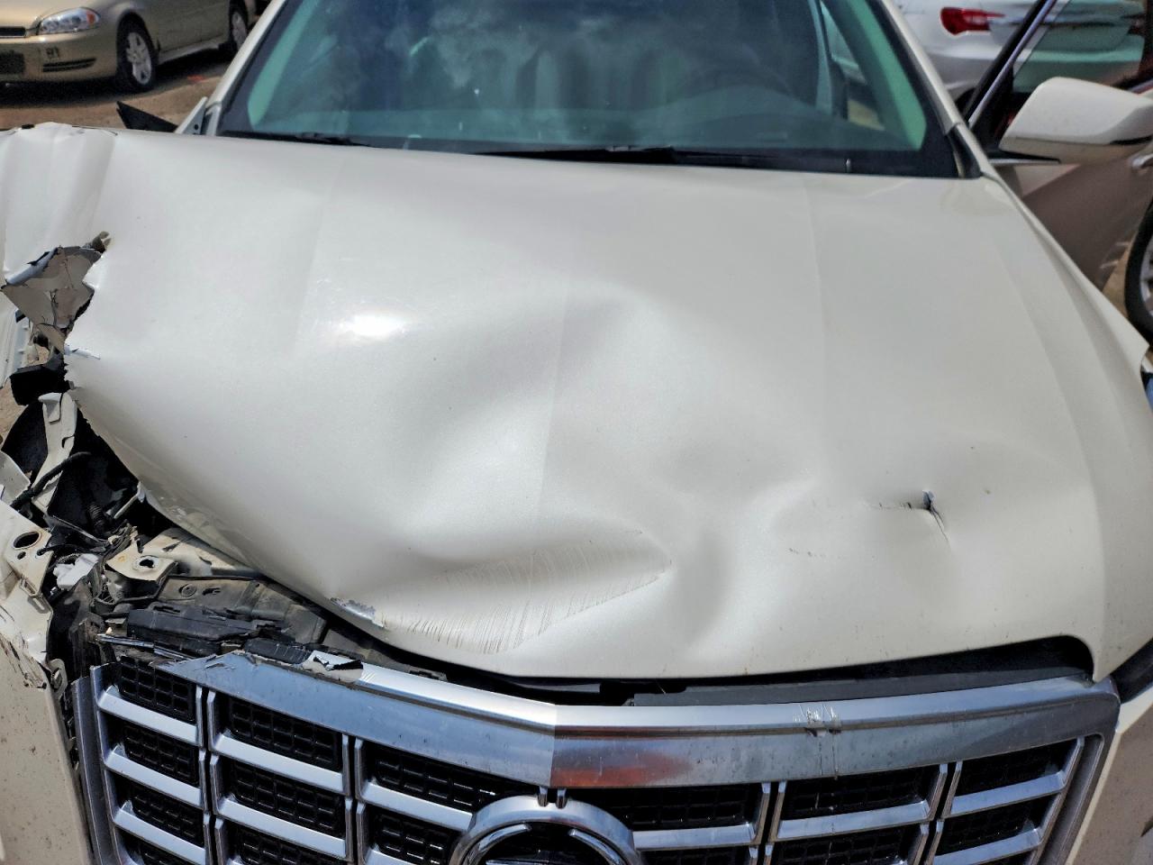 2014 Cadillac Xts Luxury Collection White vin: 2G61M5S31E9304516
