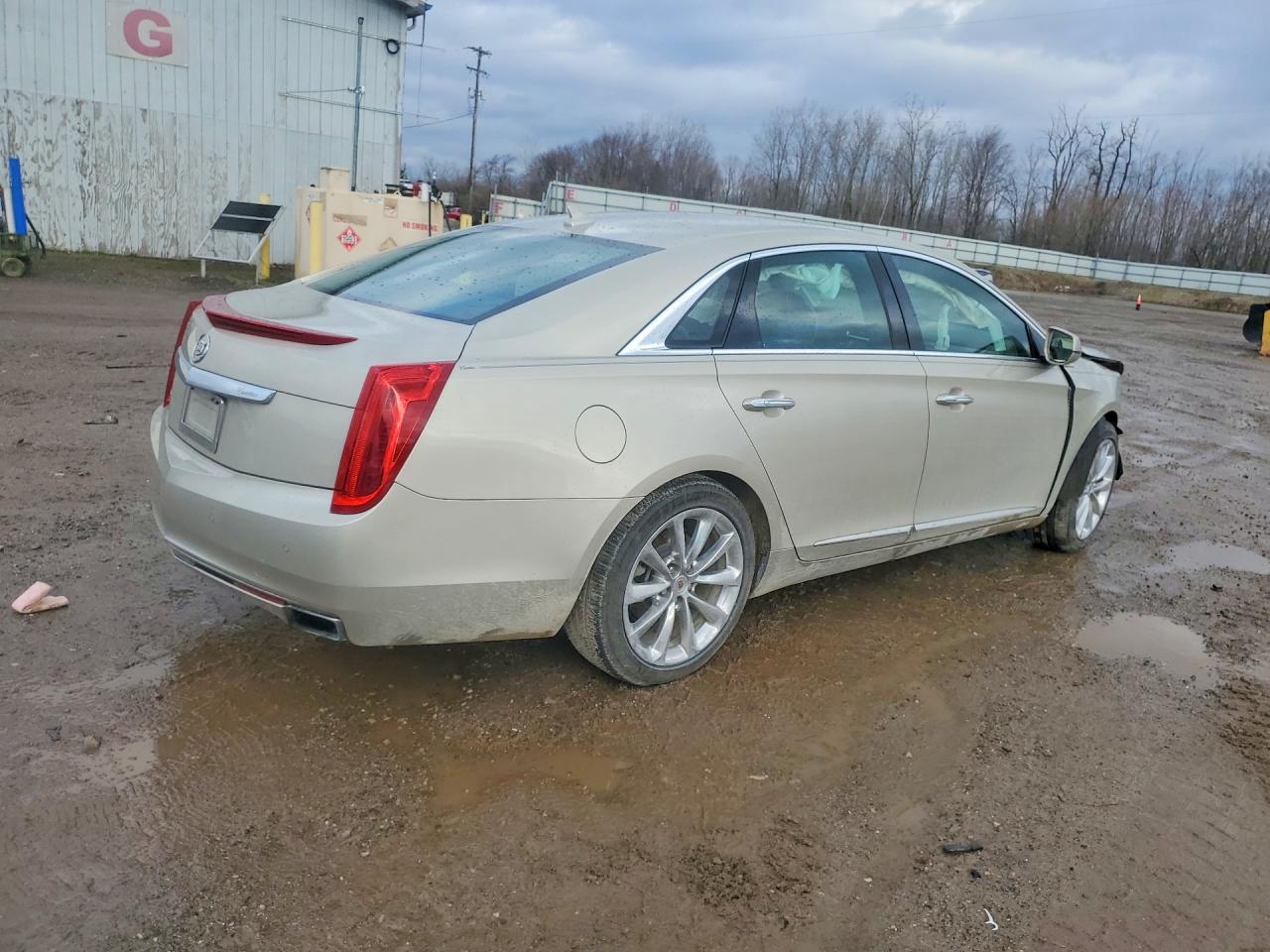 2014 Cadillac Xts Luxury Collection Beige vin: 2G61M5S32E9120279
