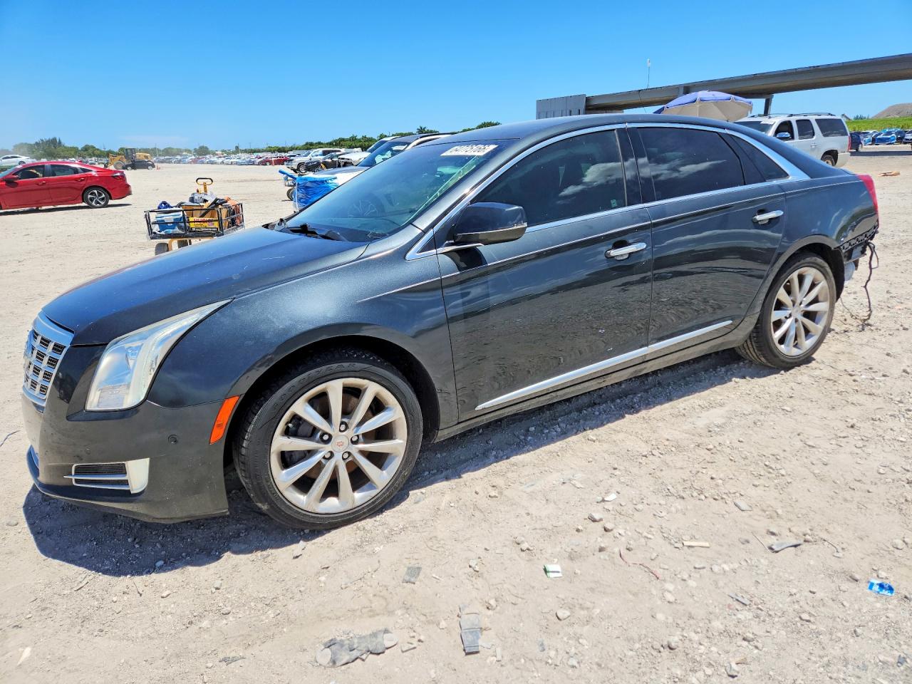2014 Cadillac Xts Luxury Collection Gray vin: 2G61M5S32E9200312