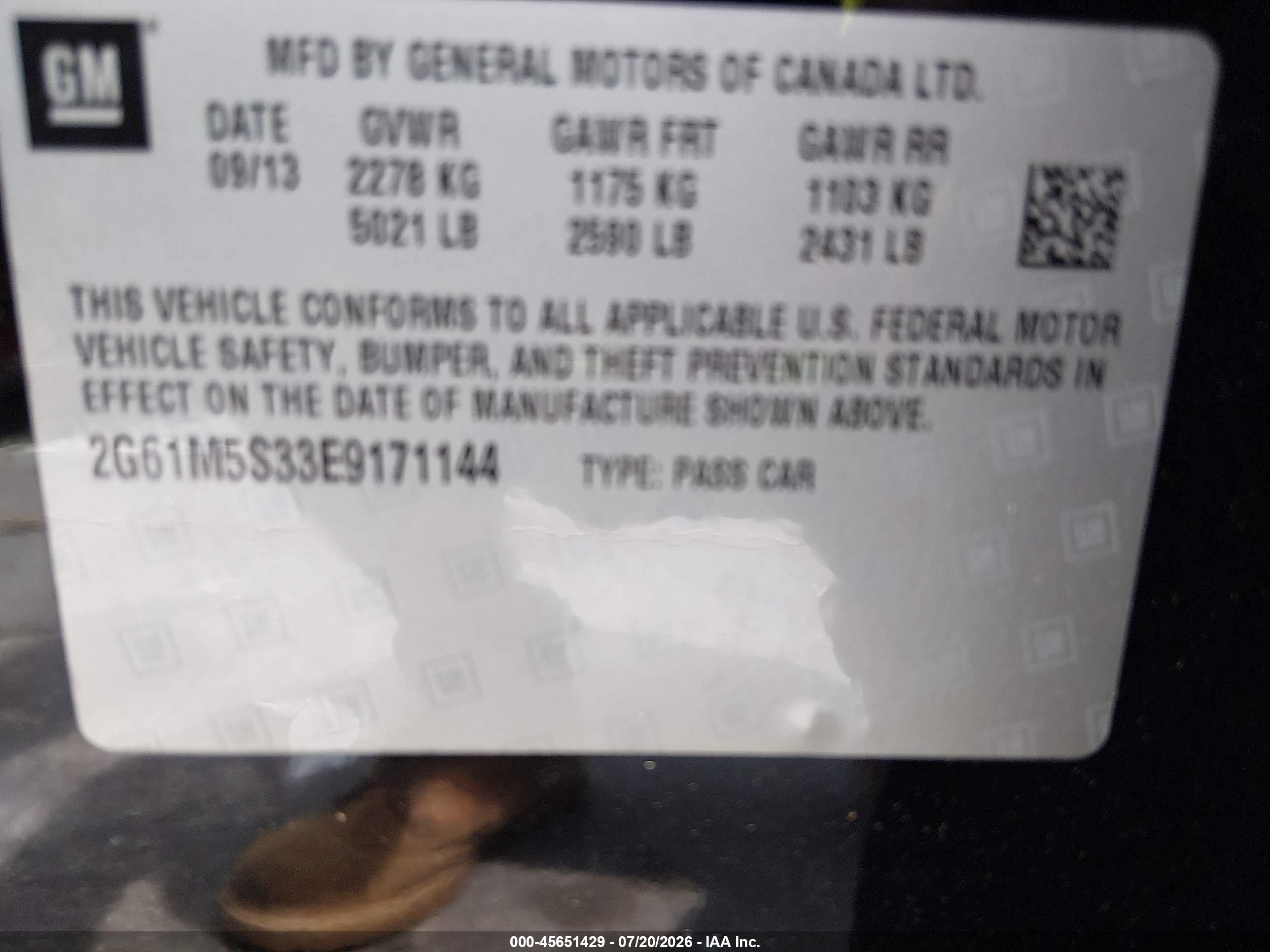 2014 Cadillac Xts Luxury Black vin: 2G61M5S33E9171144