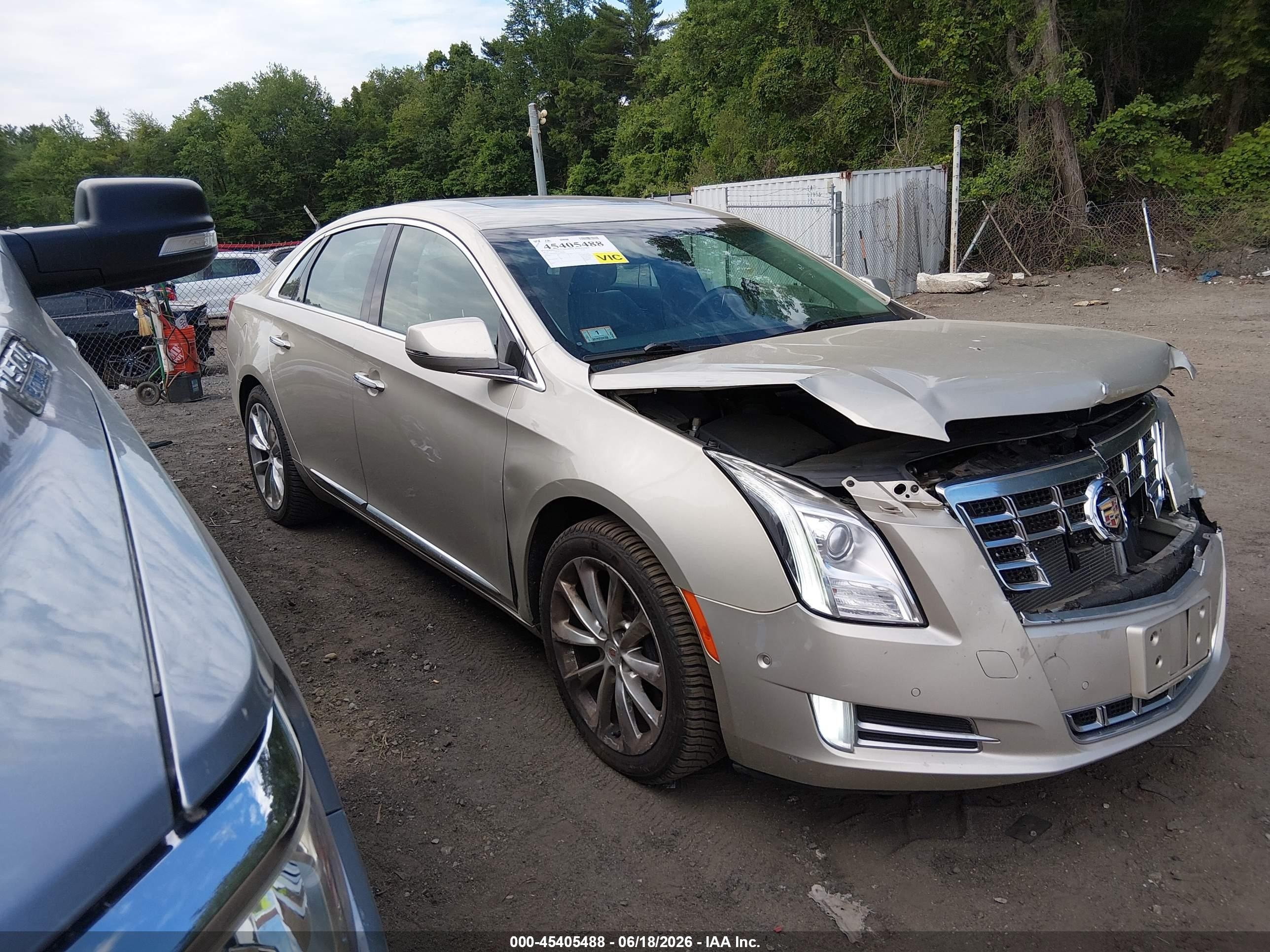 2014 Cadillac Xts Luxury Золотой vin: 2G61M5S33E9185464