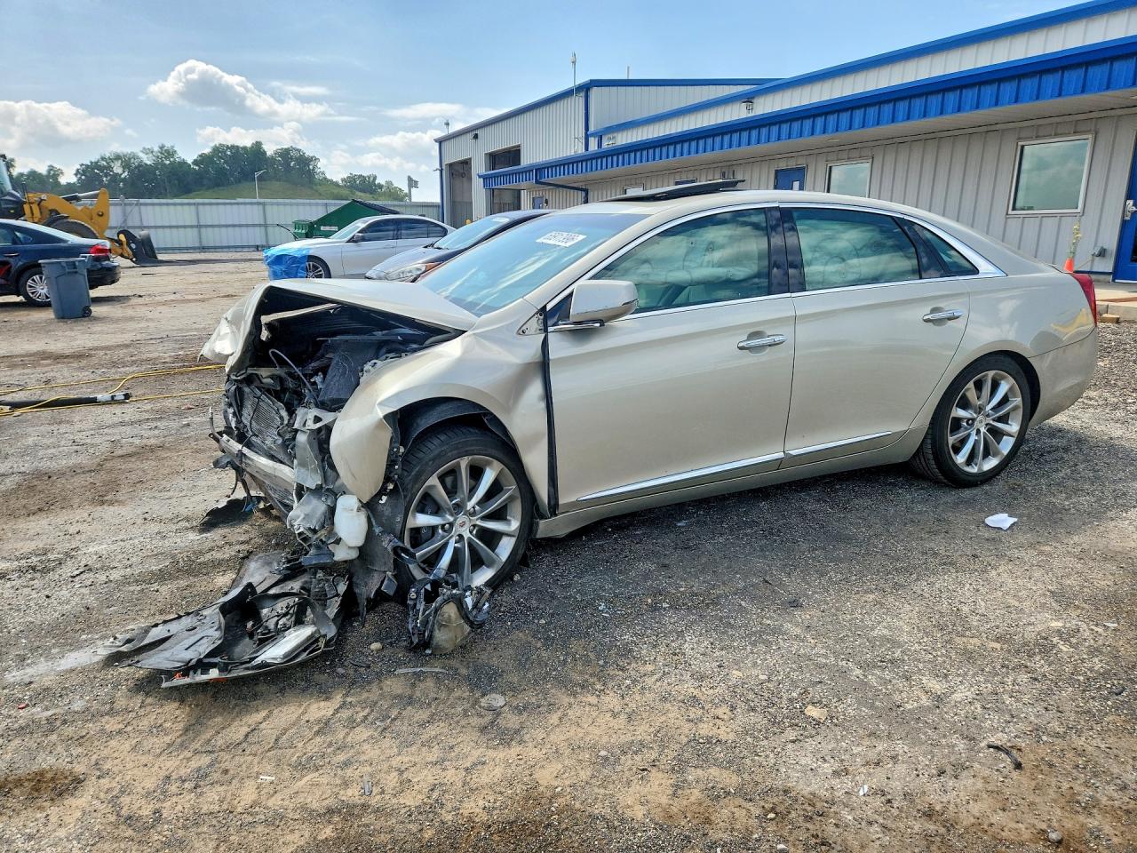 2014 Cadillac Xts Luxury Collection Beige vin: 2G61M5S33E9212131