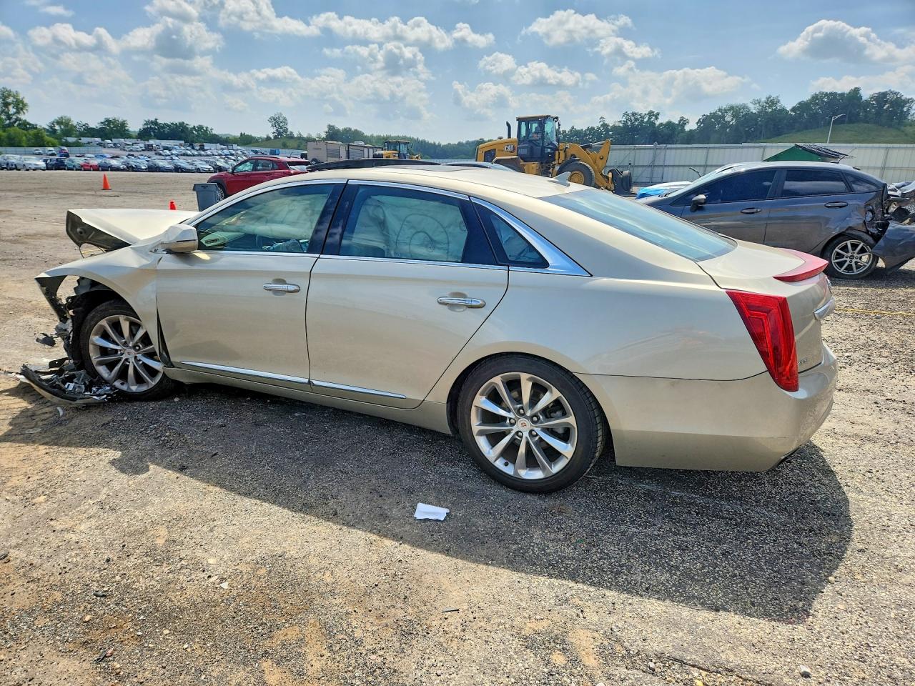 2014 Cadillac Xts Luxury Collection Бежевый vin: 2G61M5S33E9212131