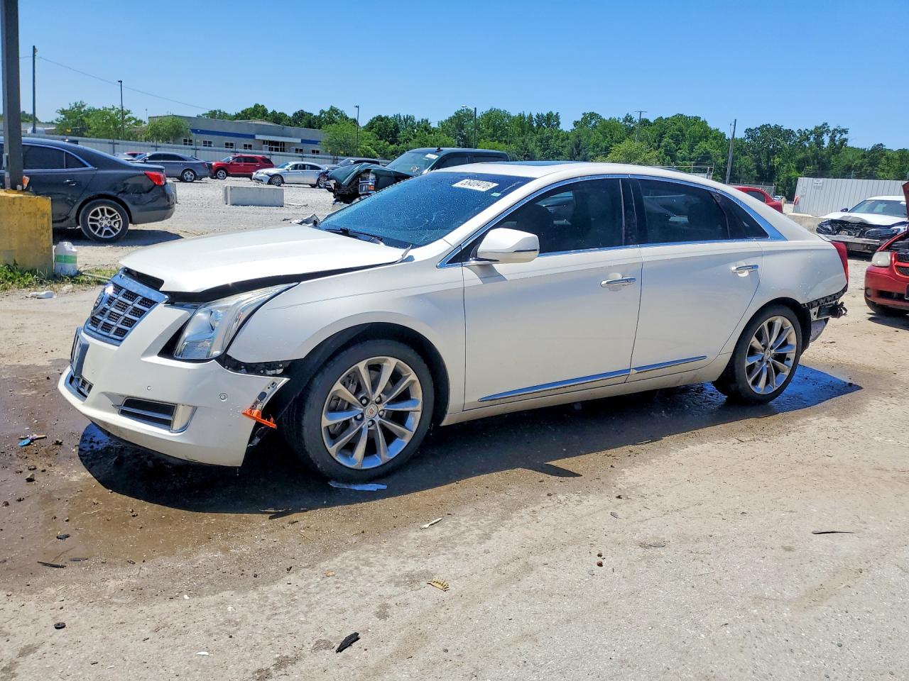 2014 Cadillac Xts Luxury Collection White vin: 2G61M5S34E9214857