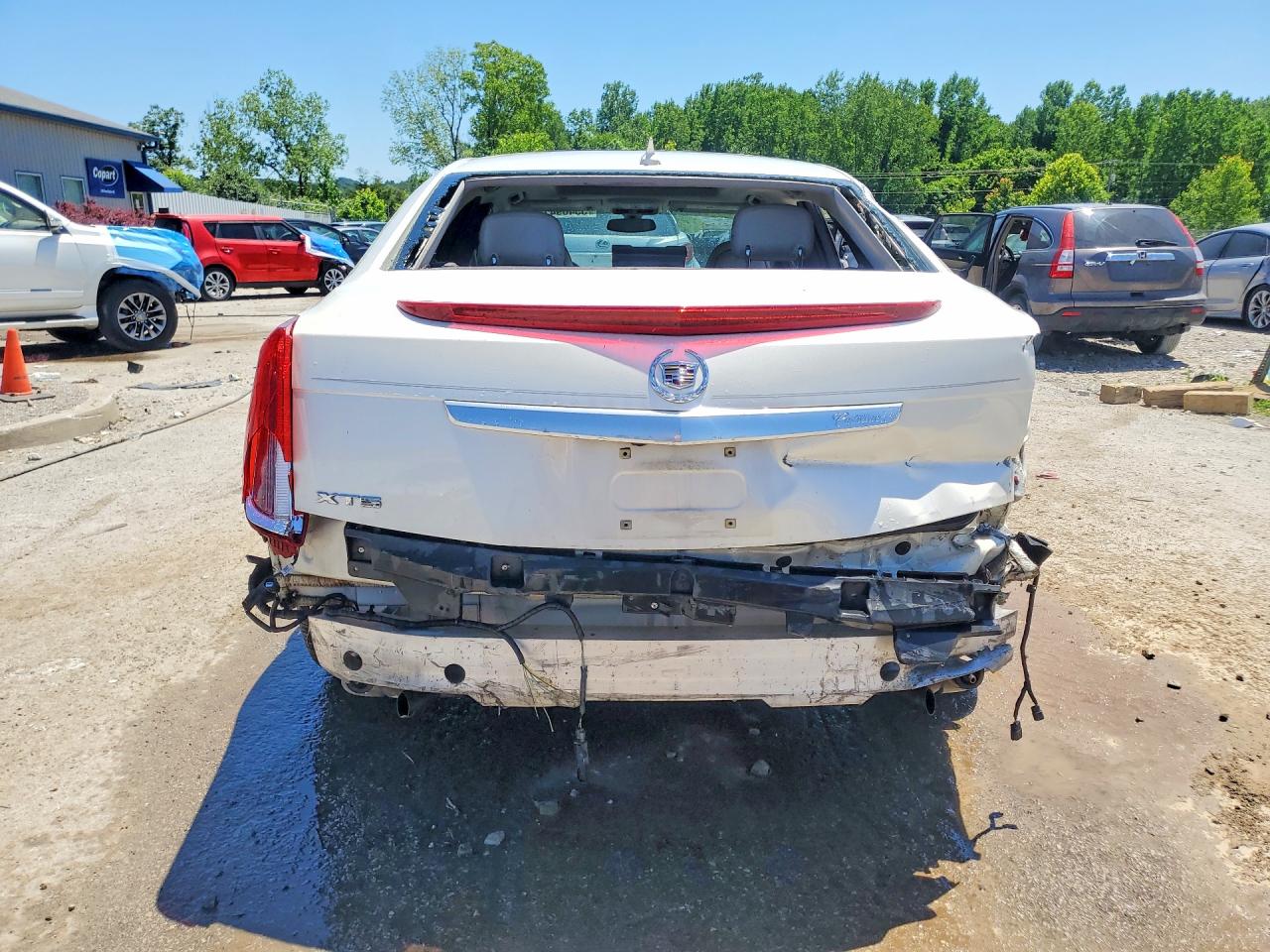 2014 Cadillac Xts Luxury Collection White vin: 2G61M5S34E9214857