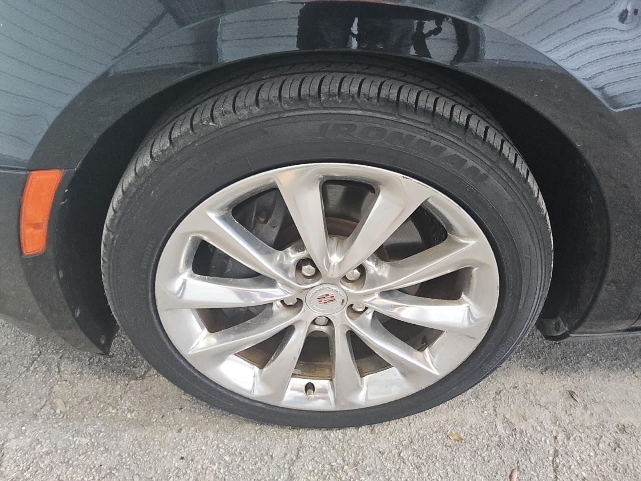 2014 Cadillac Xts Luxury Collection Black vin: 2G61M5S34E9219959 Damage: Left Front Wheel, Curb Rash, 11 To 12 Inches