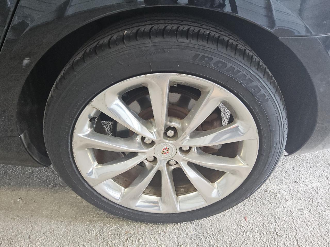 2014 Cadillac Xts Luxury Collection Black vin: 2G61M5S34E9219959 Damage: Left Rear Wheel, Curb Rash, > 12 Inches