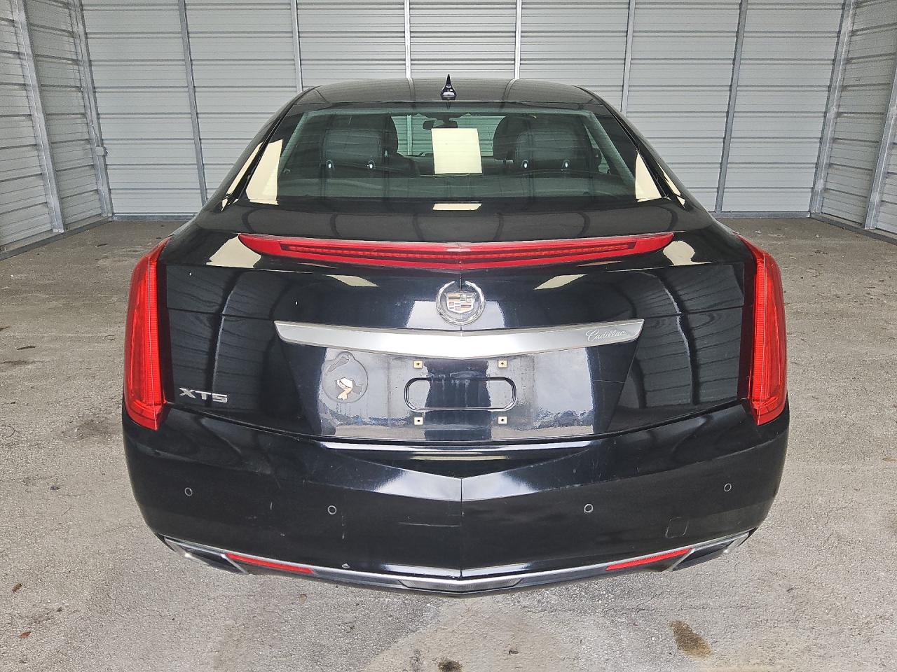2014 Cadillac Xts Luxury Collection Black vin: 2G61M5S34E9219959 Damage: Deck Lid, Heavy Scratch, 3 To 4 Inches