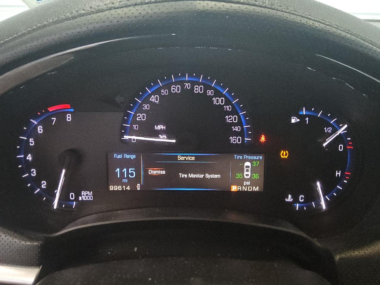 2014 Cadillac Xts Luxury Collection Black vin: 2G61M5S34E9219959 Damage: Warning - Tire Pressure, On, Unacceptable