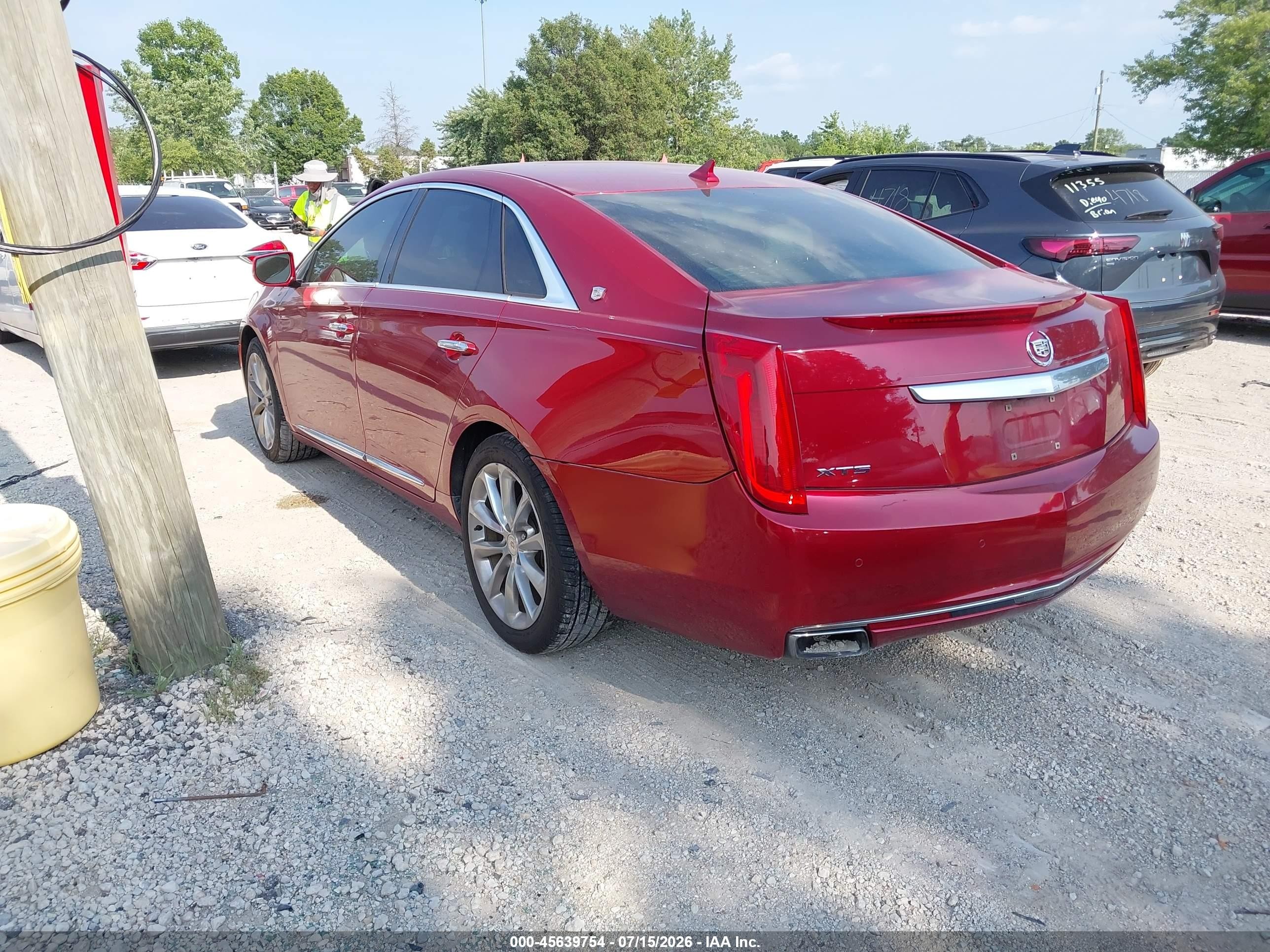 2014 Cadillac Xts Luxury Red vin: 2G61M5S34E9277523