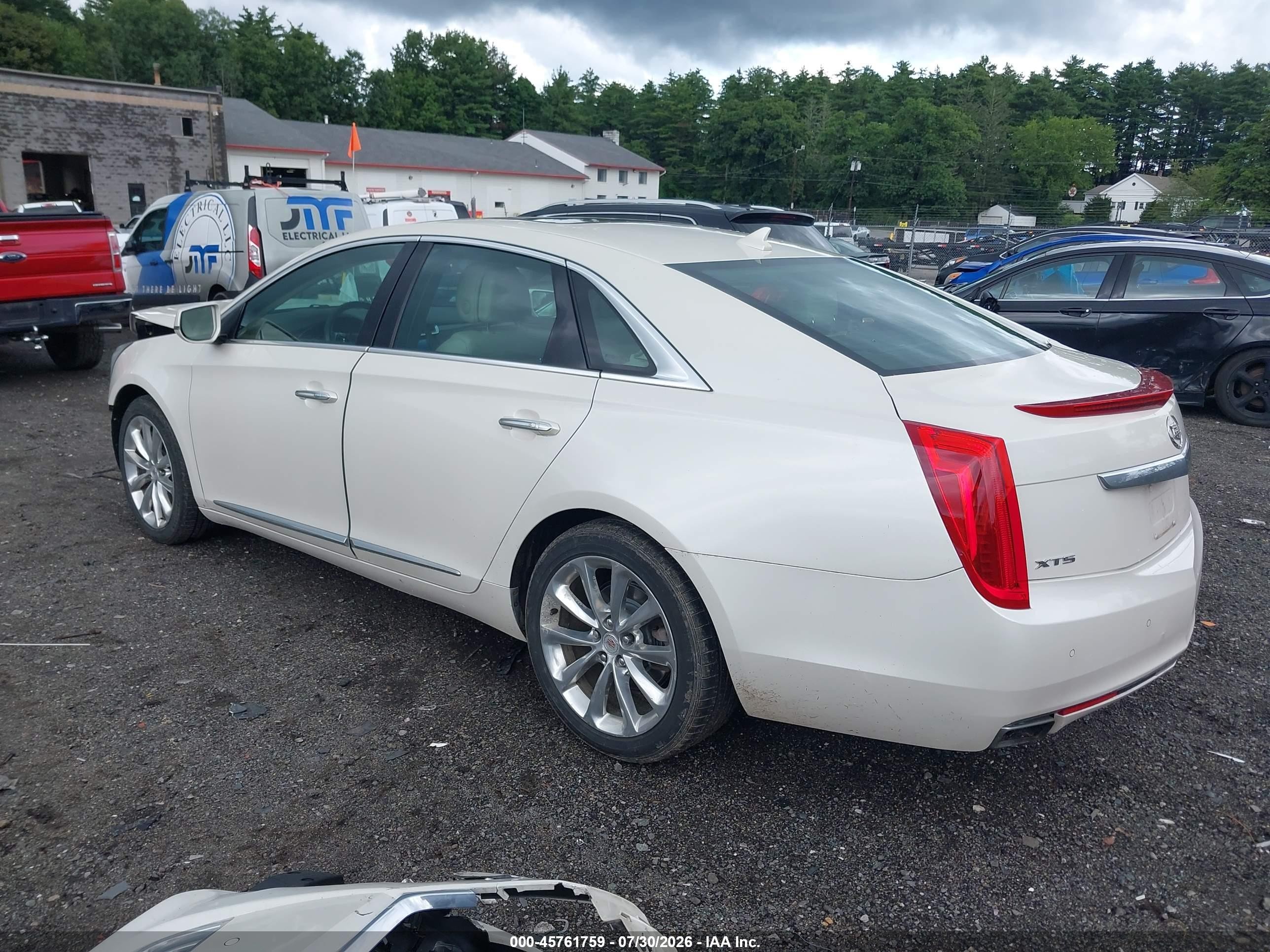 2014 Cadillac Xts Luxury White vin: 2G61M5S35E9130367