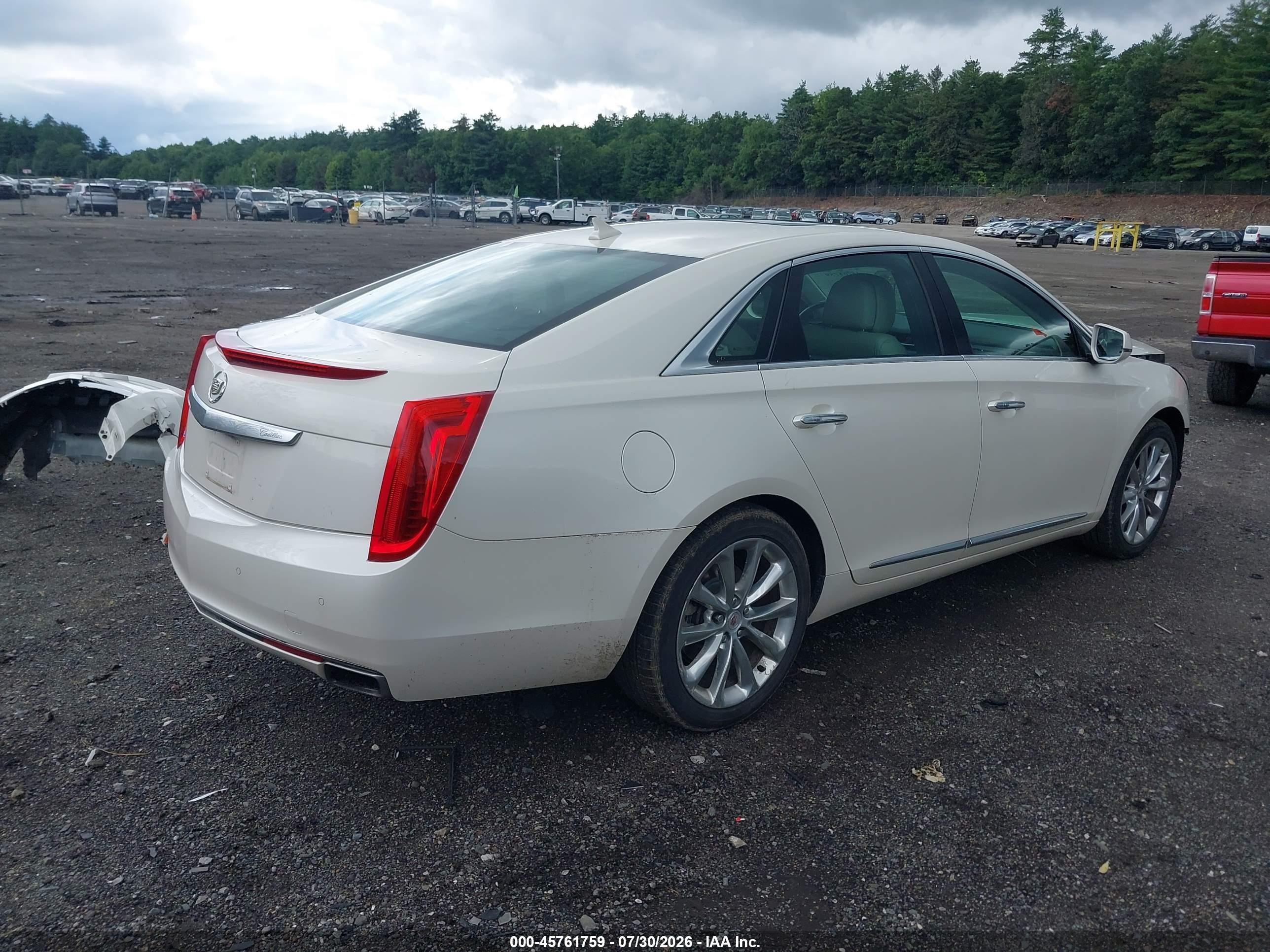 2014 Cadillac Xts Luxury White vin: 2G61M5S35E9130367