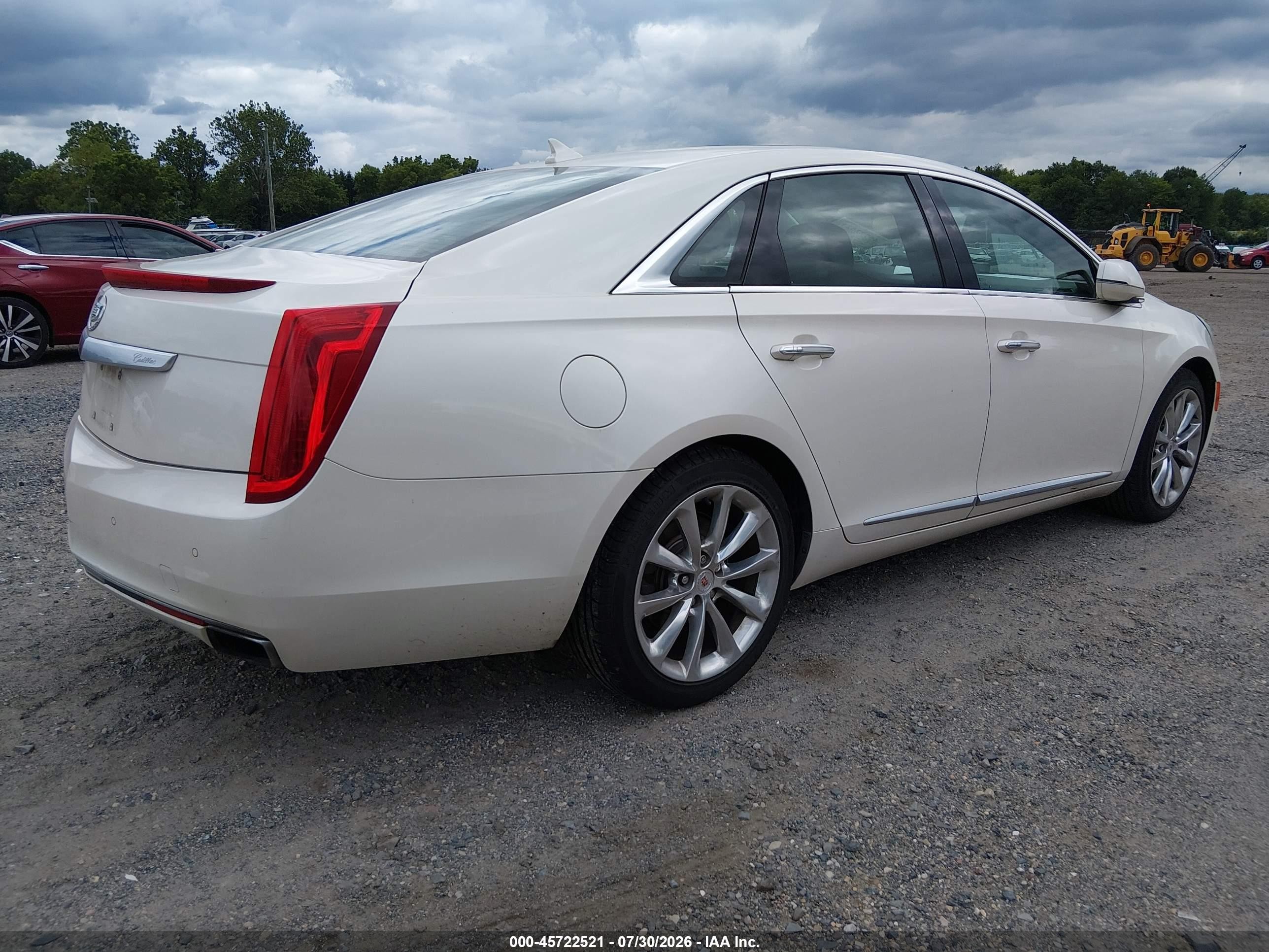2014 Cadillac Xts Luxury White vin: 2G61M5S35E9193999