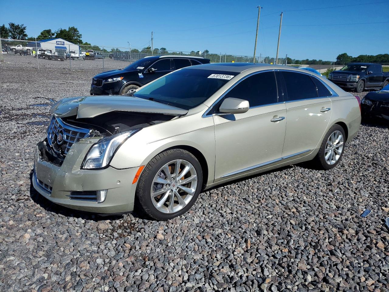 2014 Cadillac Xts Luxury Collection Gold vin: 2G61M5S35E9199642