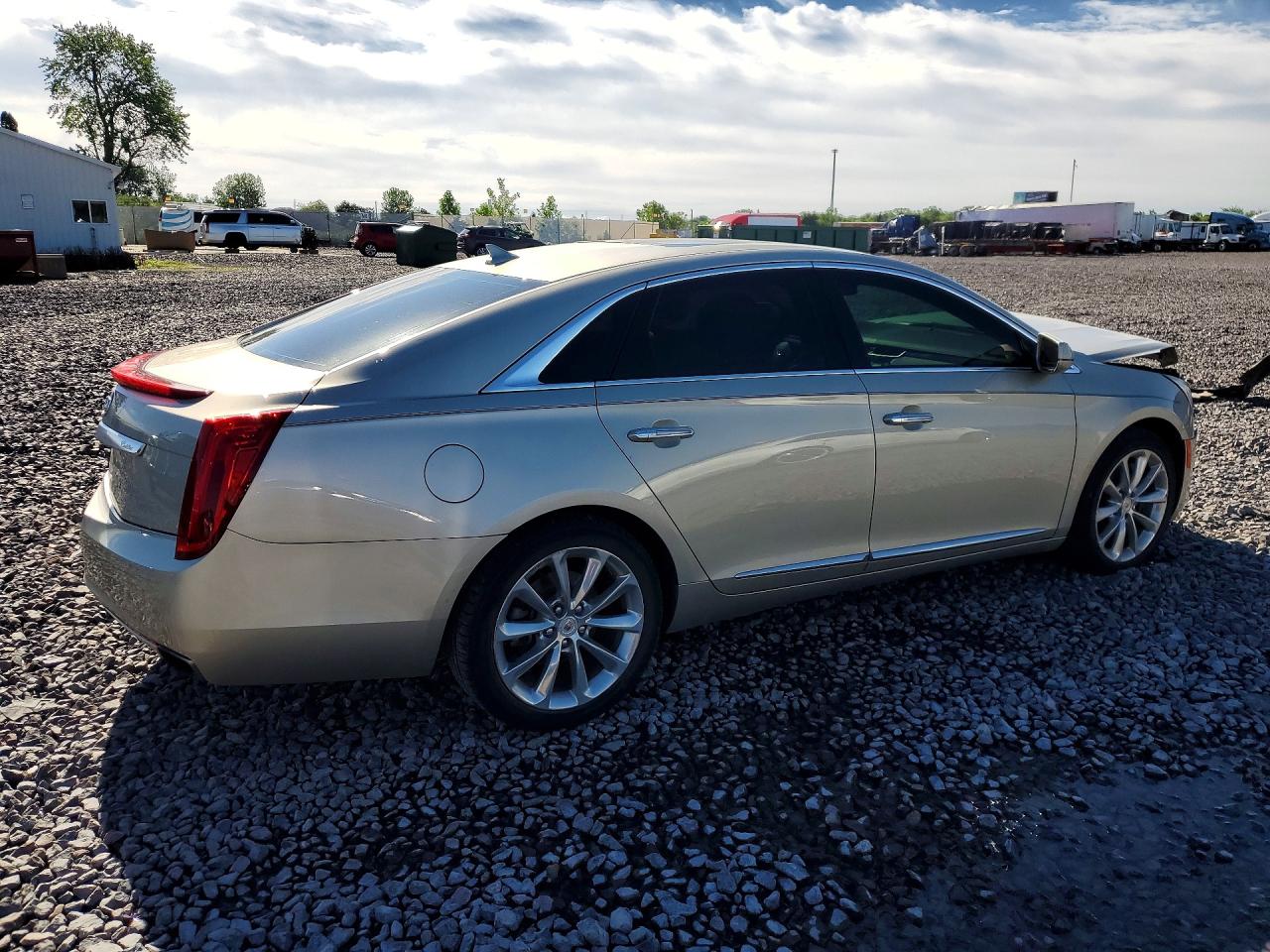 2014 Cadillac Xts Luxury Collection Gold vin: 2G61M5S35E9199642