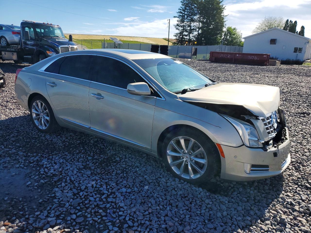 2014 Cadillac Xts Luxury Collection Gold vin: 2G61M5S35E9199642