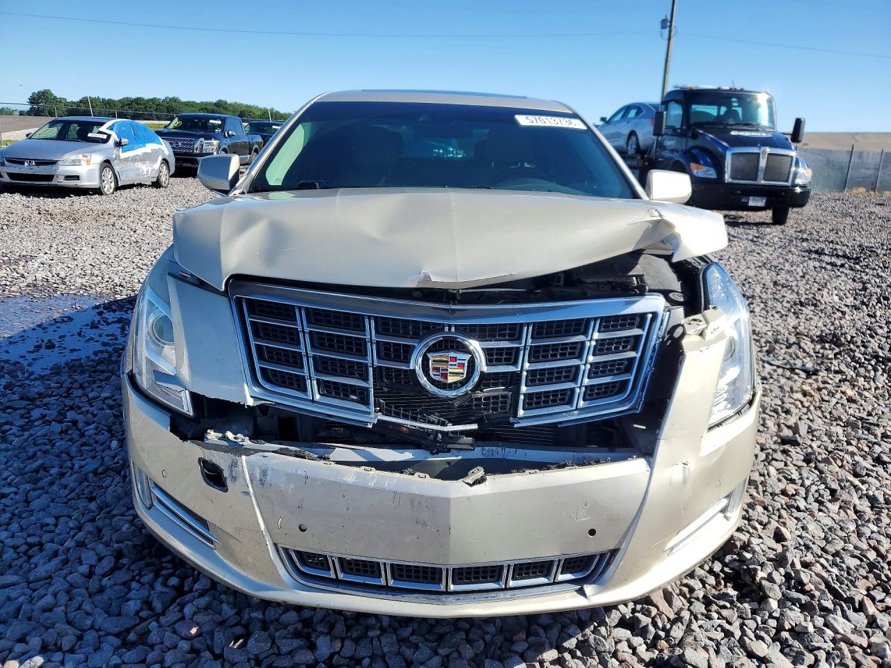2014 Cadillac Xts Luxury Collection Gold vin: 2G61M5S35E9199642