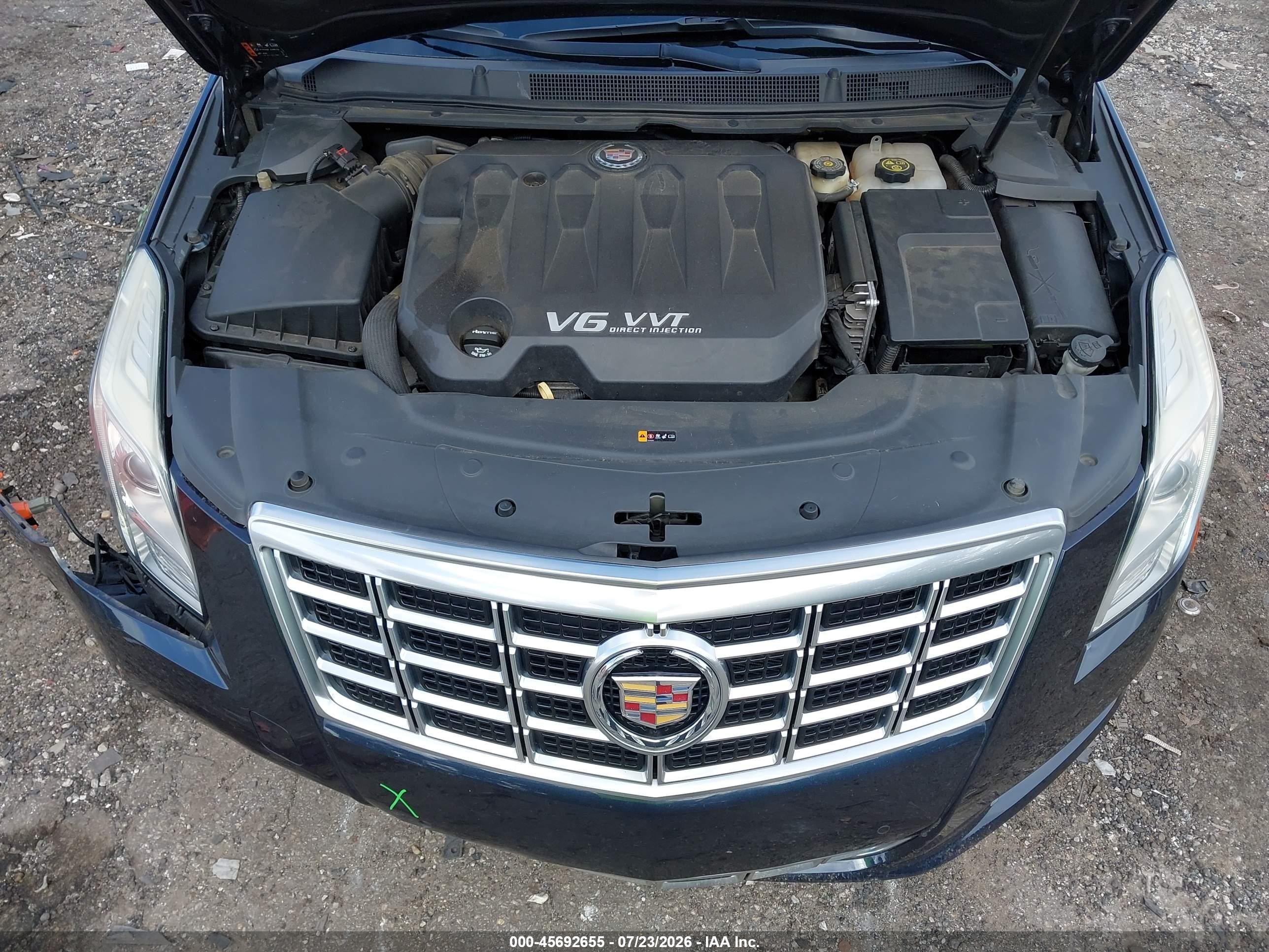 2014 Cadillac Xts Luxury Blue vin: 2G61M5S35E9298459