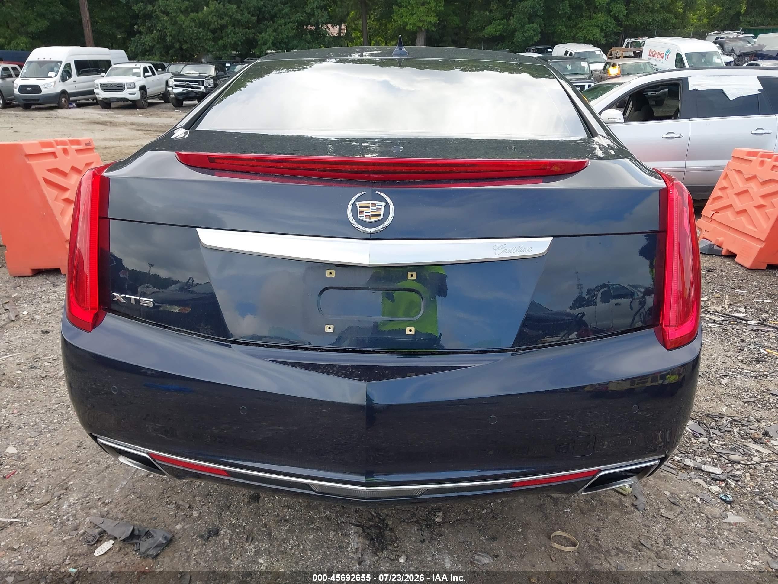 2014 Cadillac Xts Luxury Blue vin: 2G61M5S35E9298459