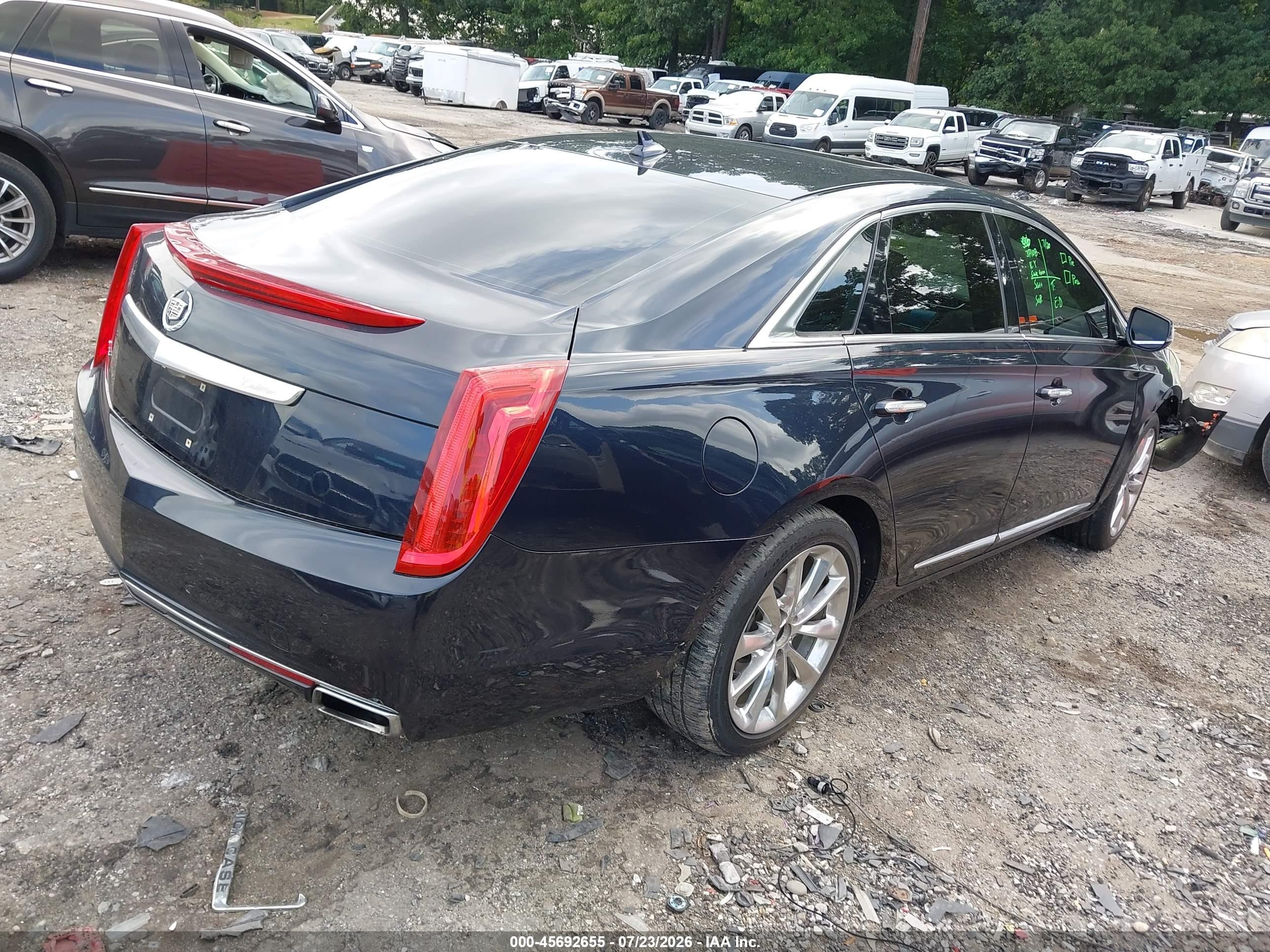2014 Cadillac Xts Luxury Blue vin: 2G61M5S35E9298459