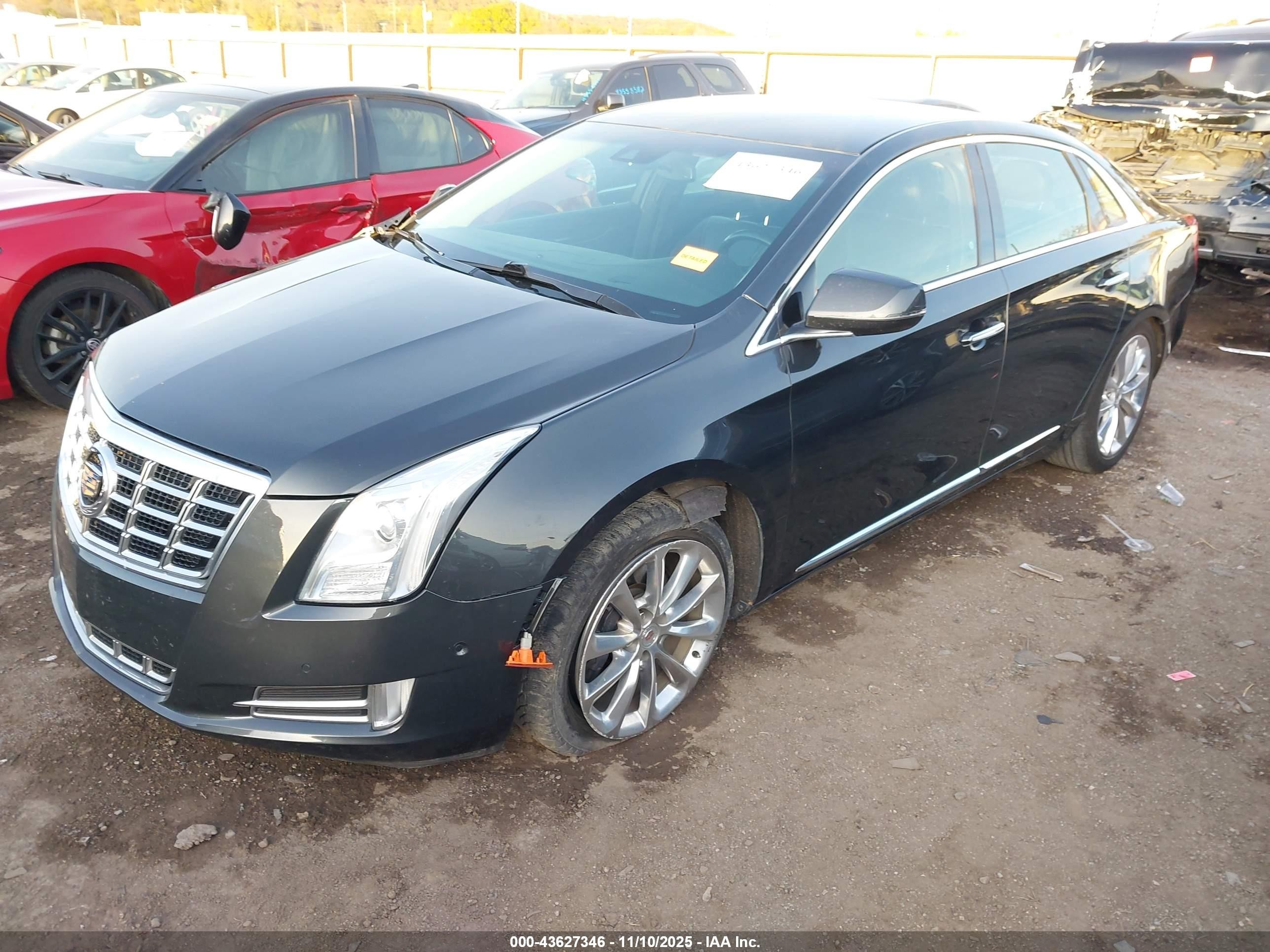 2014 Cadillac Xts Luxury Gray vin: 2G61M5S35E9300470