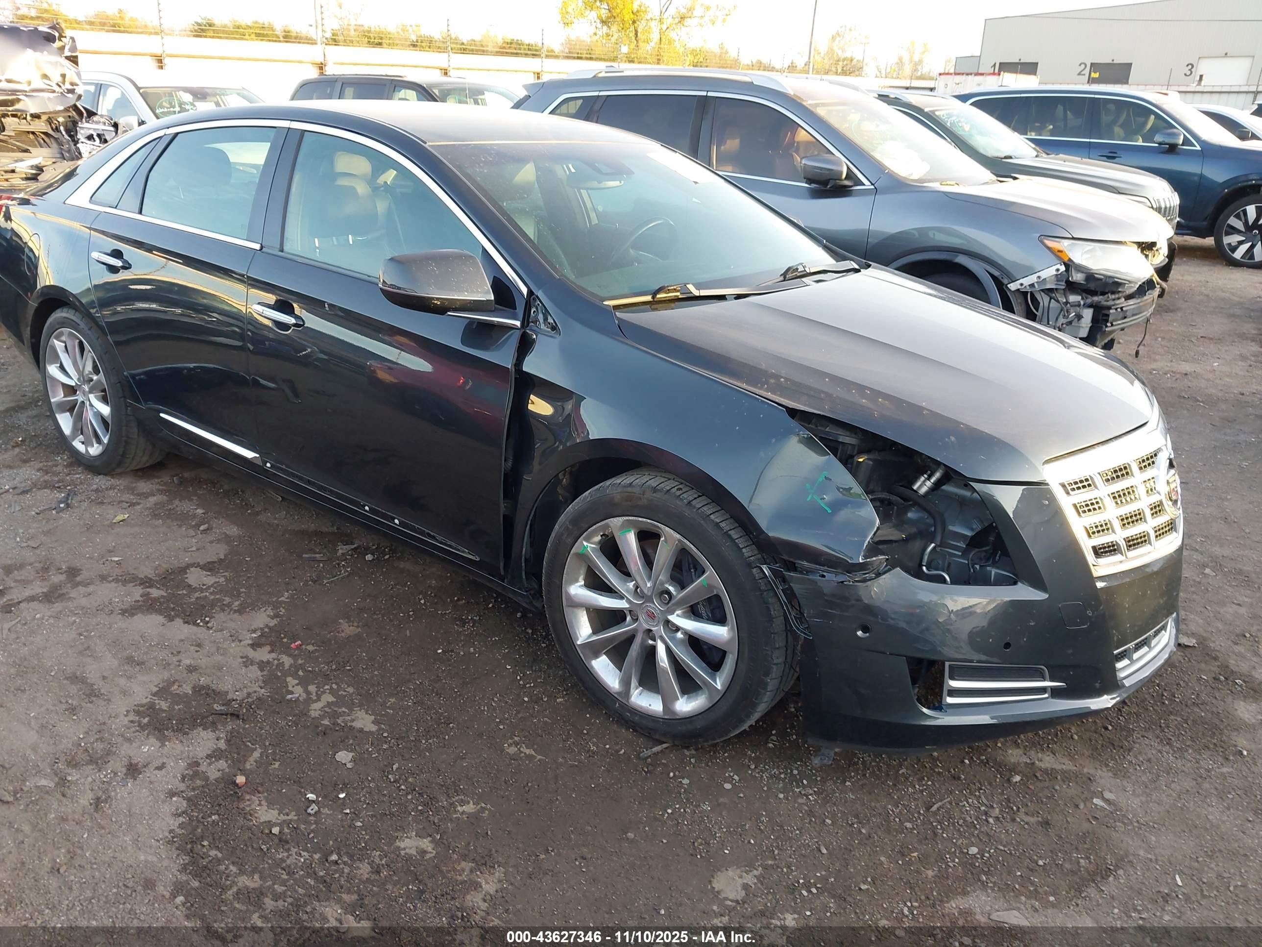2014 Cadillac Xts Luxury Gray vin: 2G61M5S35E9300470