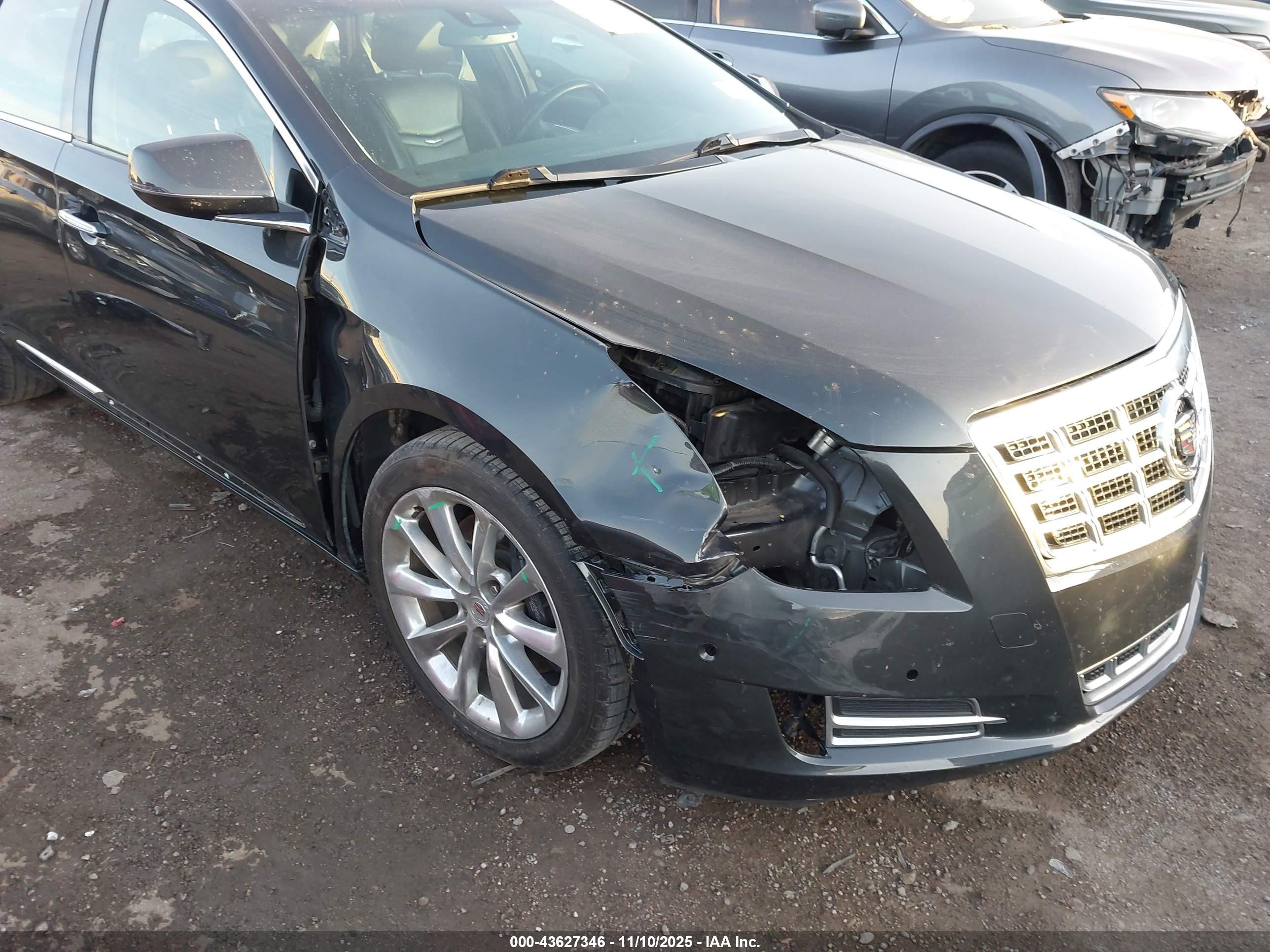 2014 Cadillac Xts Luxury Gray vin: 2G61M5S35E9300470