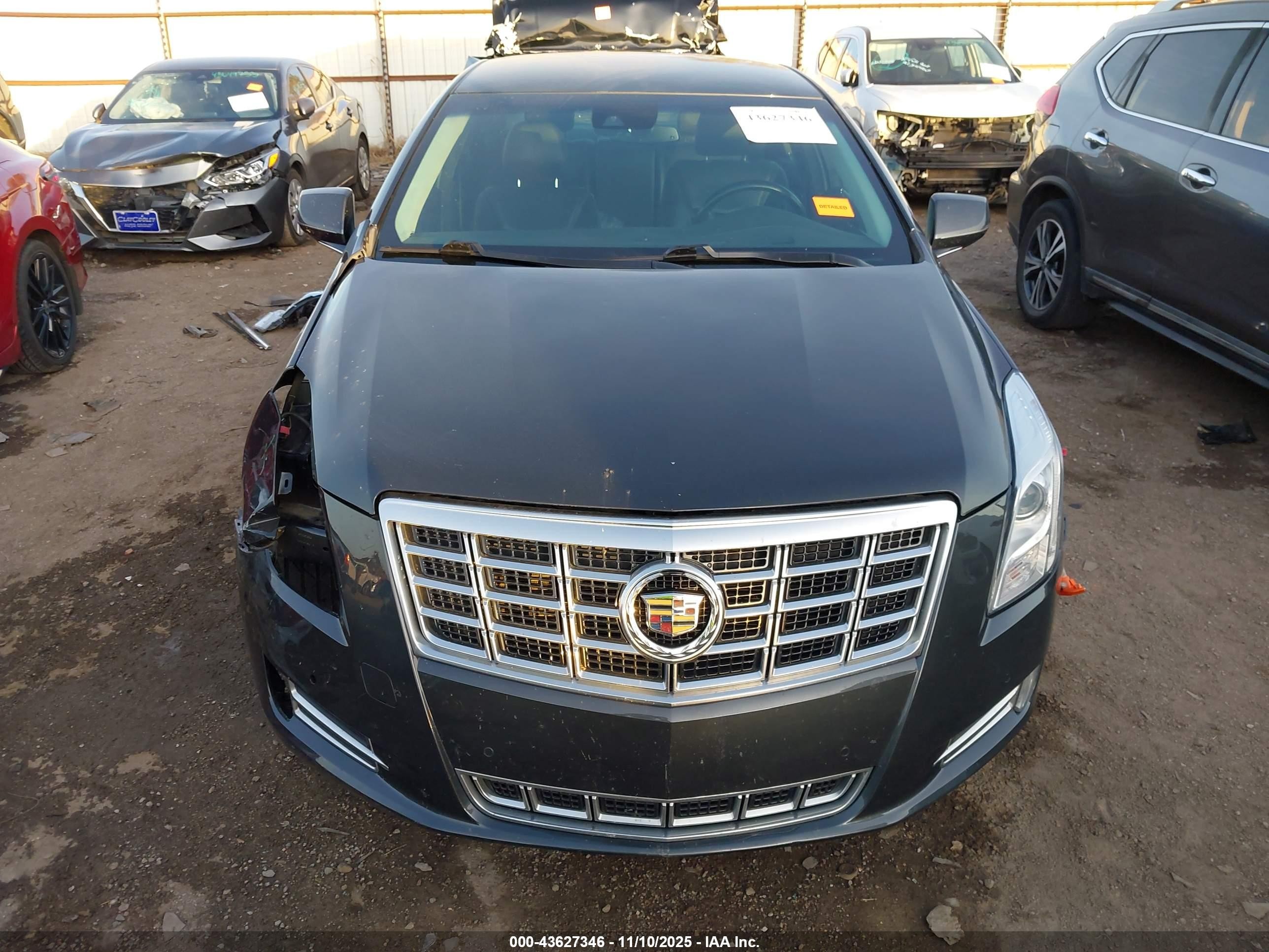 2014 Cadillac Xts Luxury Gray vin: 2G61M5S35E9300470
