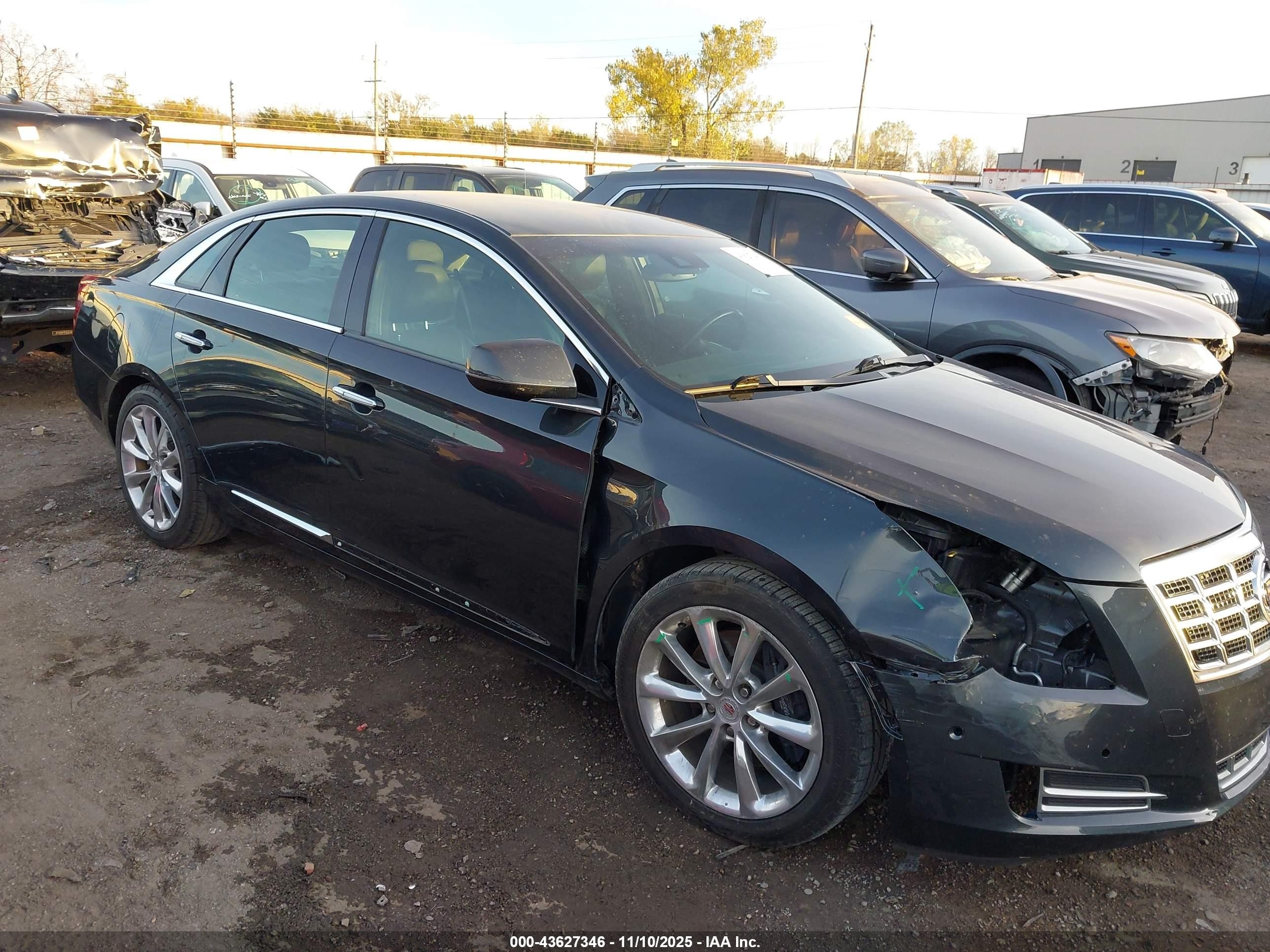 2014 Cadillac Xts Luxury Gray vin: 2G61M5S35E9300470