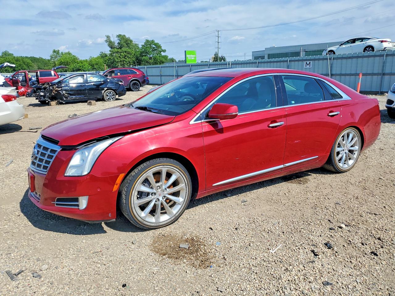2014 Cadillac Xts Luxury Collection Red vin: 2G61M5S35E9307192