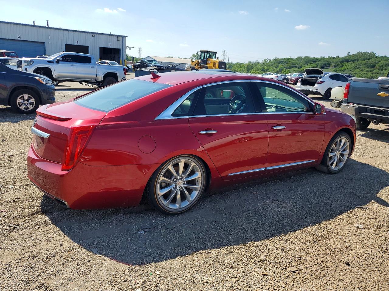 2014 Cadillac Xts Luxury Collection Red vin: 2G61M5S35E9307192