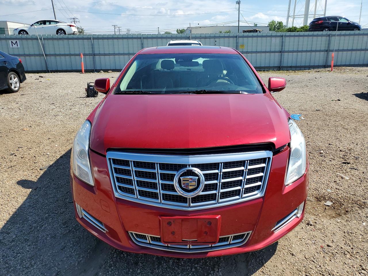 2014 Cadillac Xts Luxury Collection Red vin: 2G61M5S35E9307192