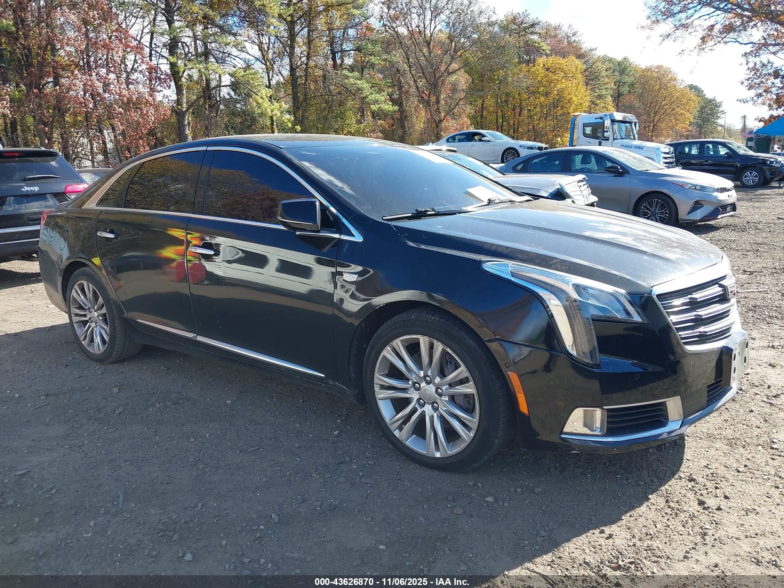 2018 Cadillac Xts Luxury Черный vin: 2G61M5S35J9134624